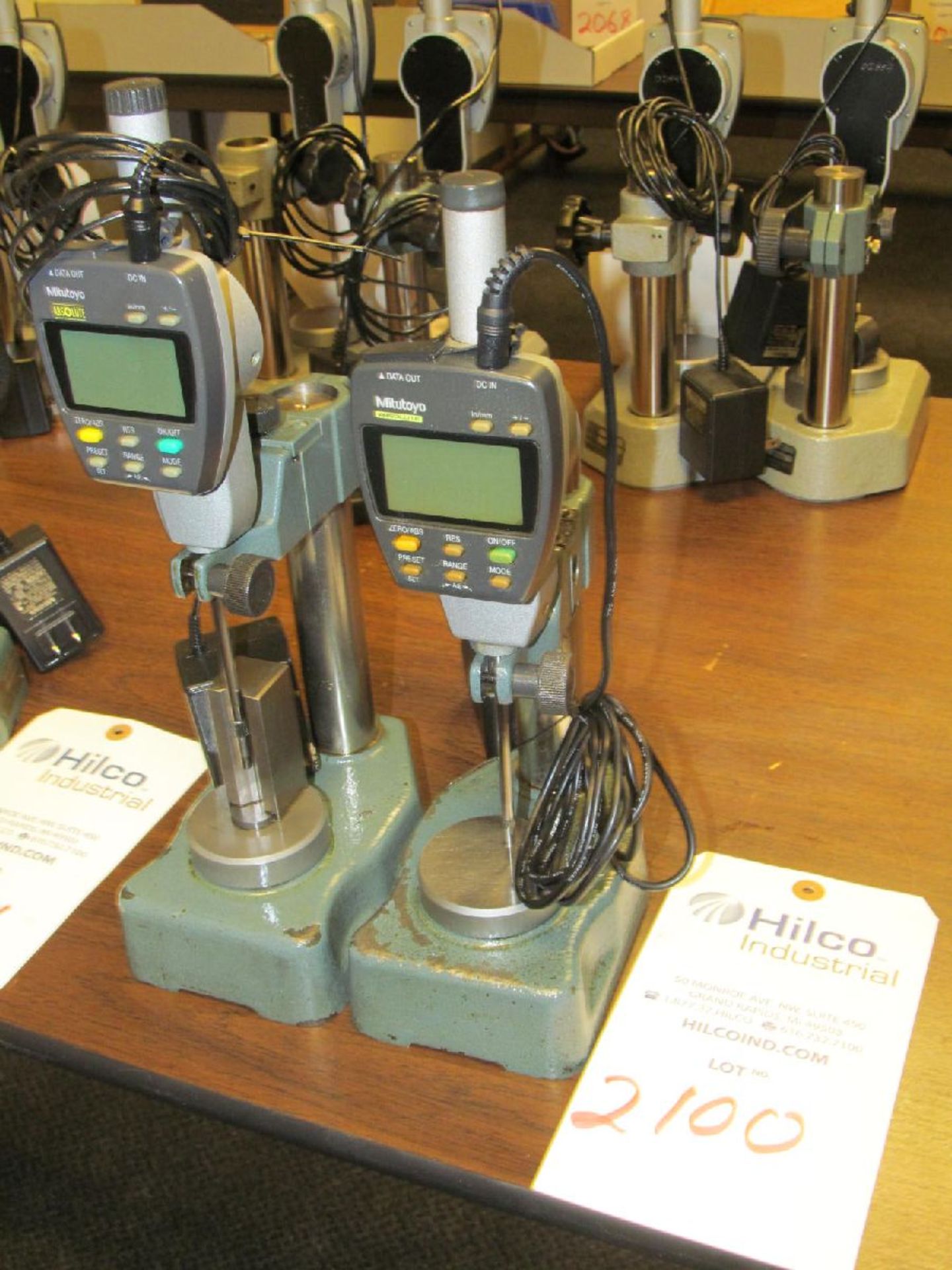 Mitutoyo Model ID F150 Digital Indicators w/ Stands - Image 2 of 2