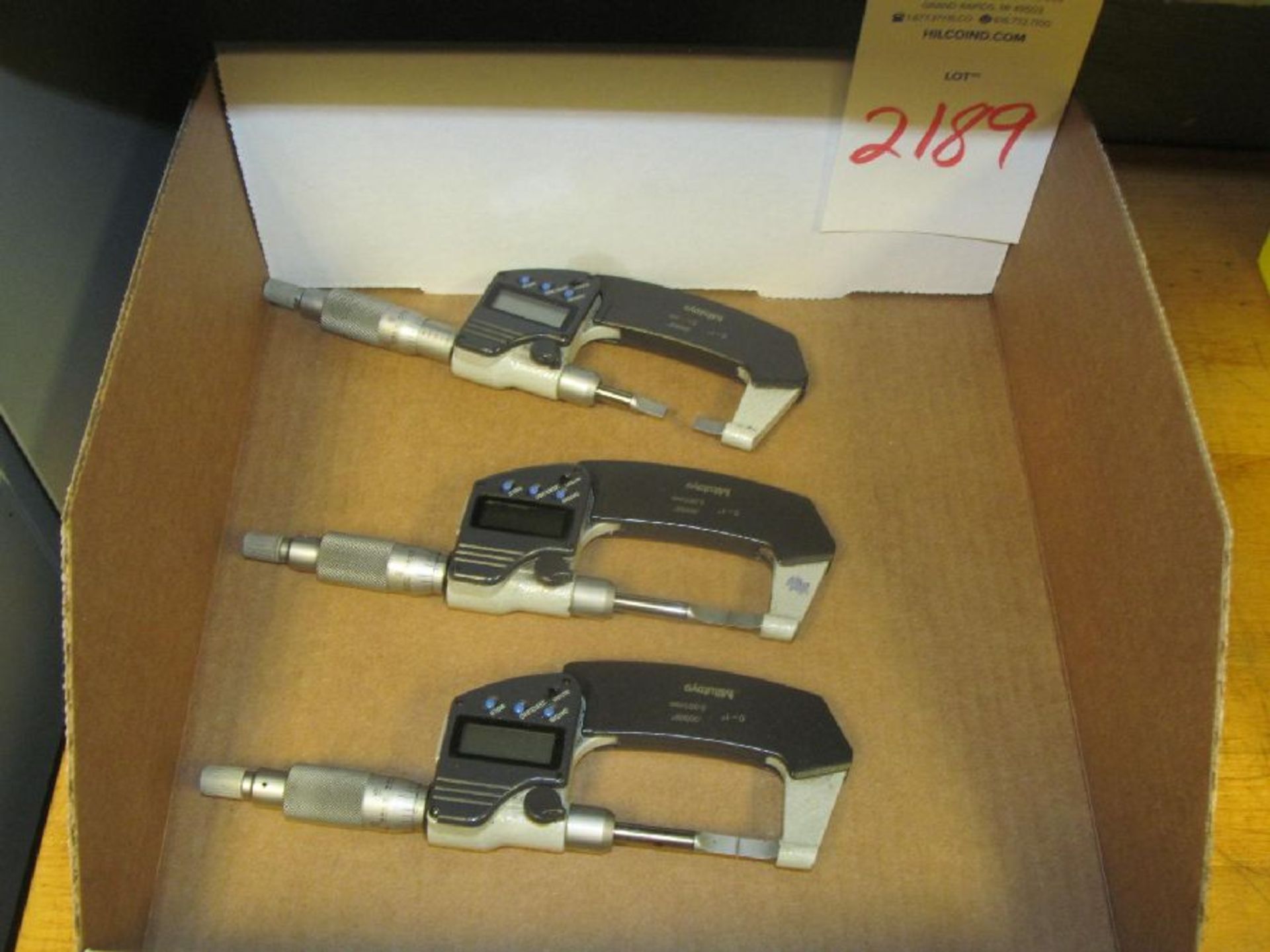 Mitutoyo 0-1" Digital Blade Micrometers