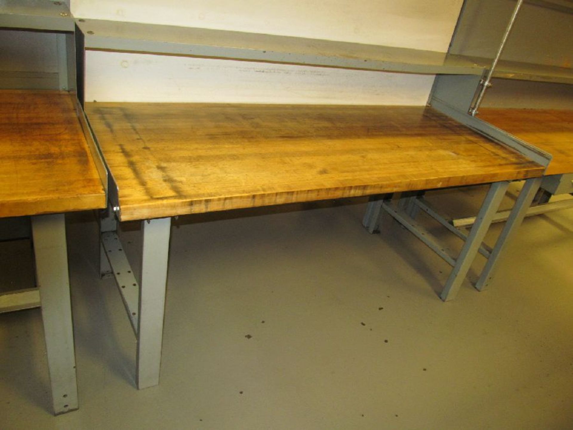 30" x 72" Wood Top Work Bench