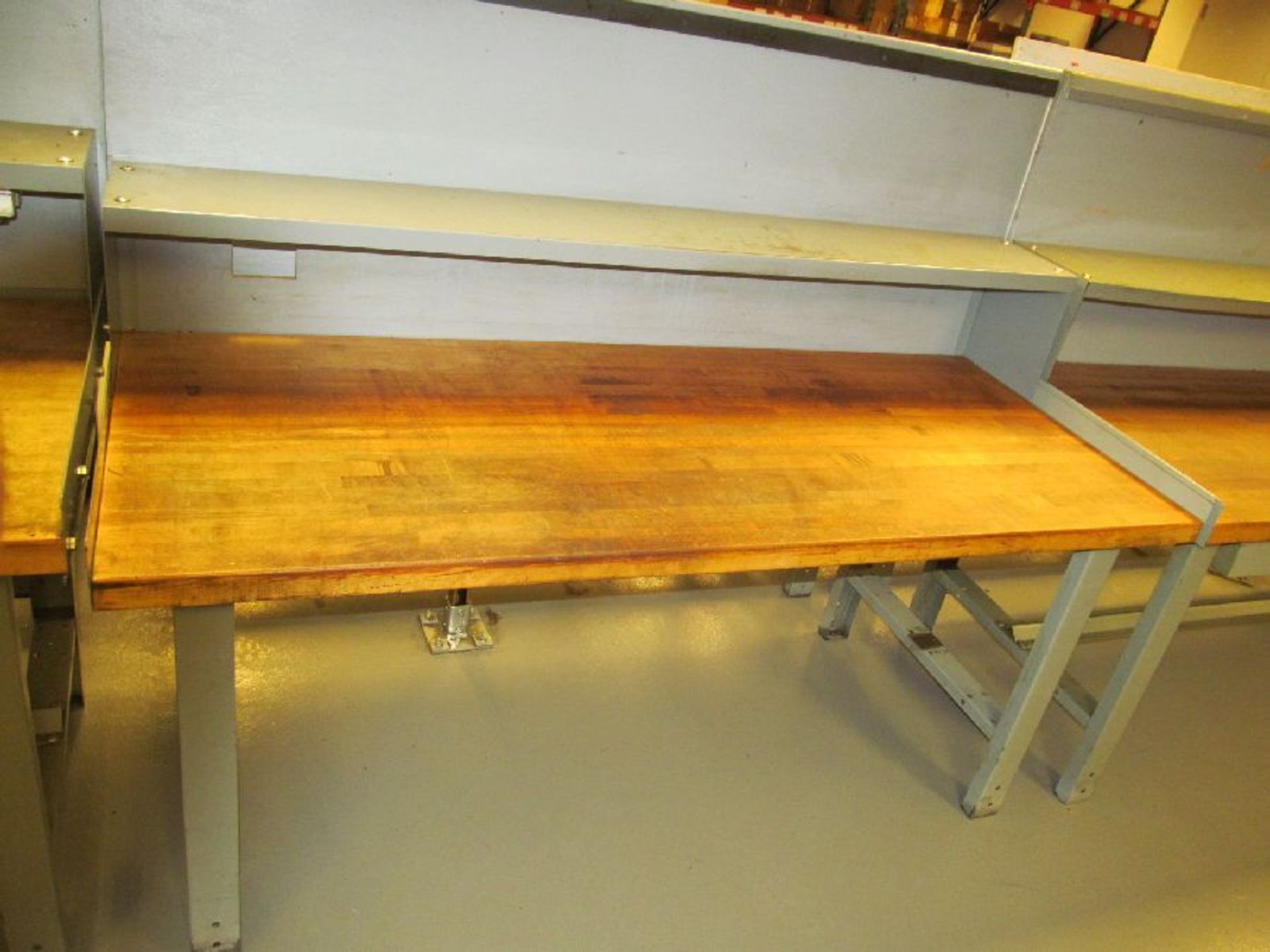 30" x 72" Wood Top Work Bench