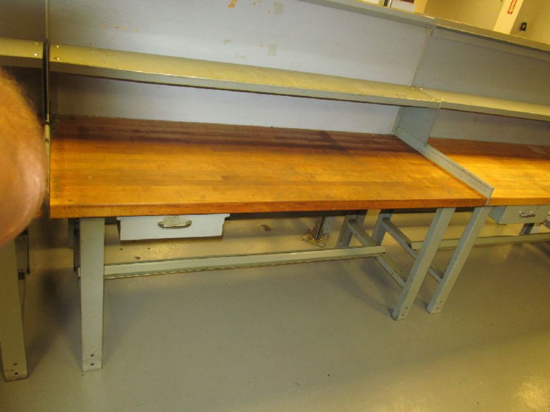 30" x 72" Wood Top Work Bench