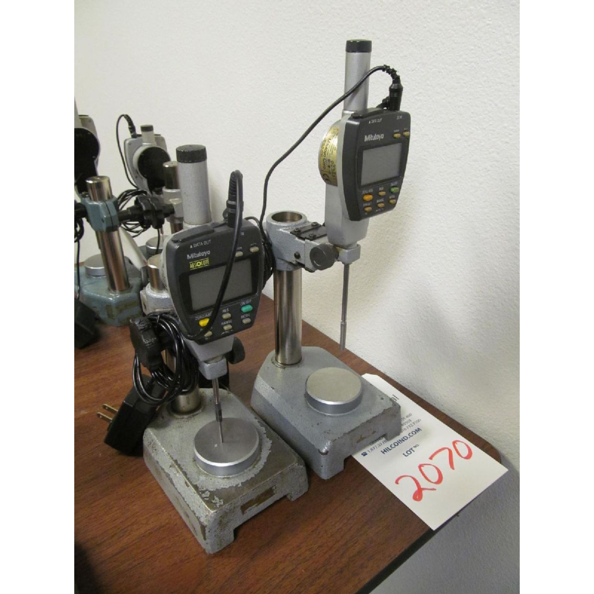 Mitutoyo Model ID F150 Digital Indicators W Stands Mitutoyo Model ID F150 Digital Indicators W Stands