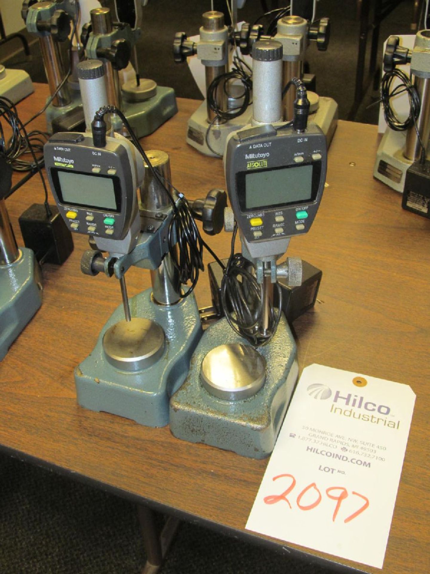 Mitutoyo Model ID F150 Digital Indicators w/ Stands - Image 2 of 2