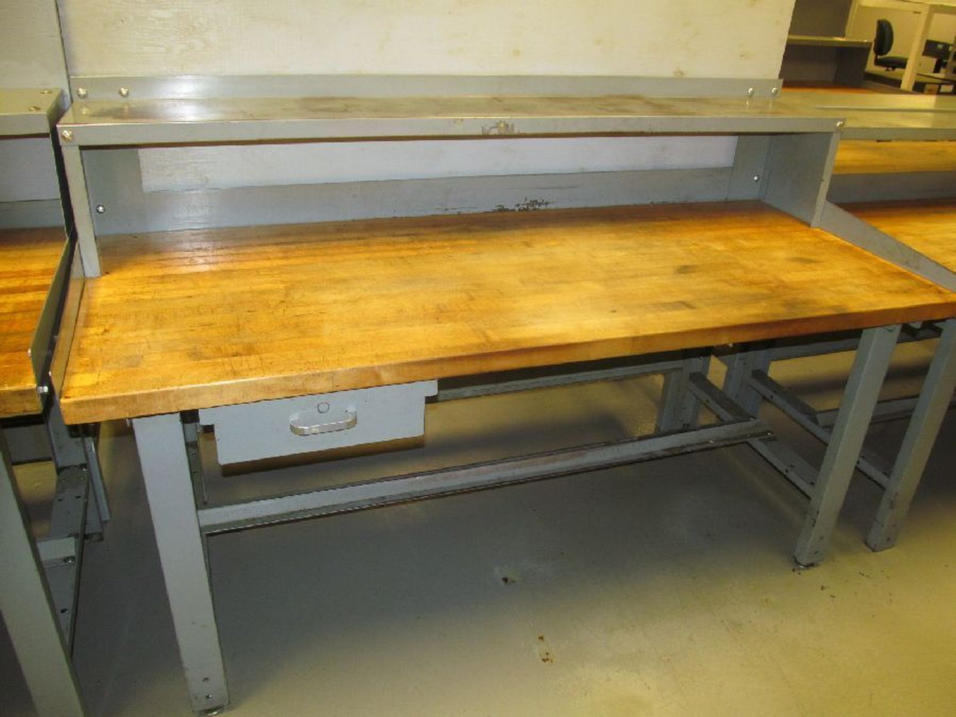 30" x 72" Wood Top Work Bench