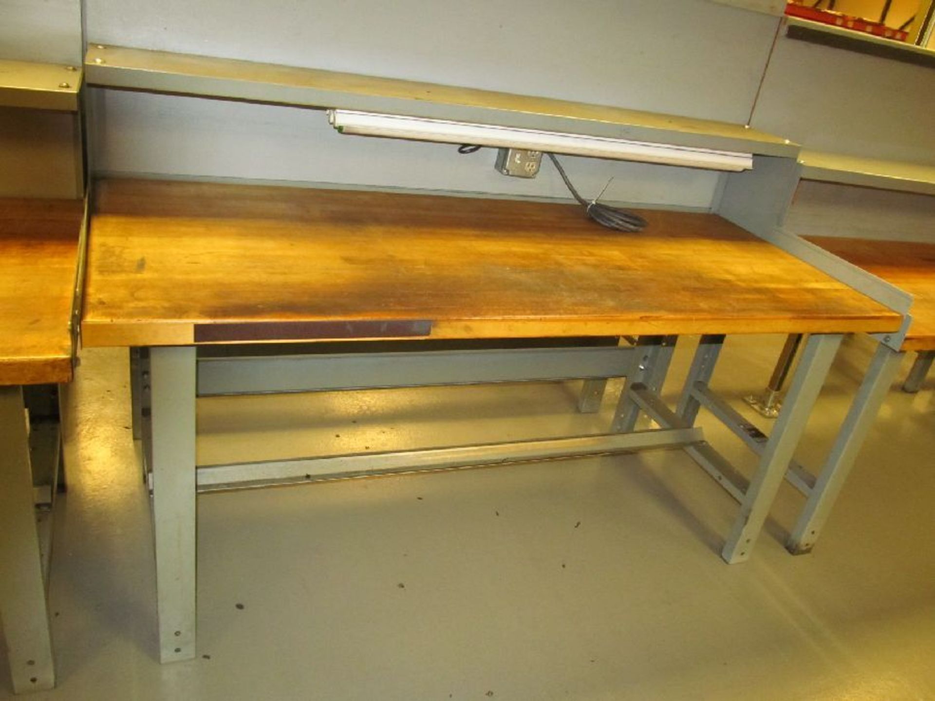 30" x 72" Wood Top Work Bench