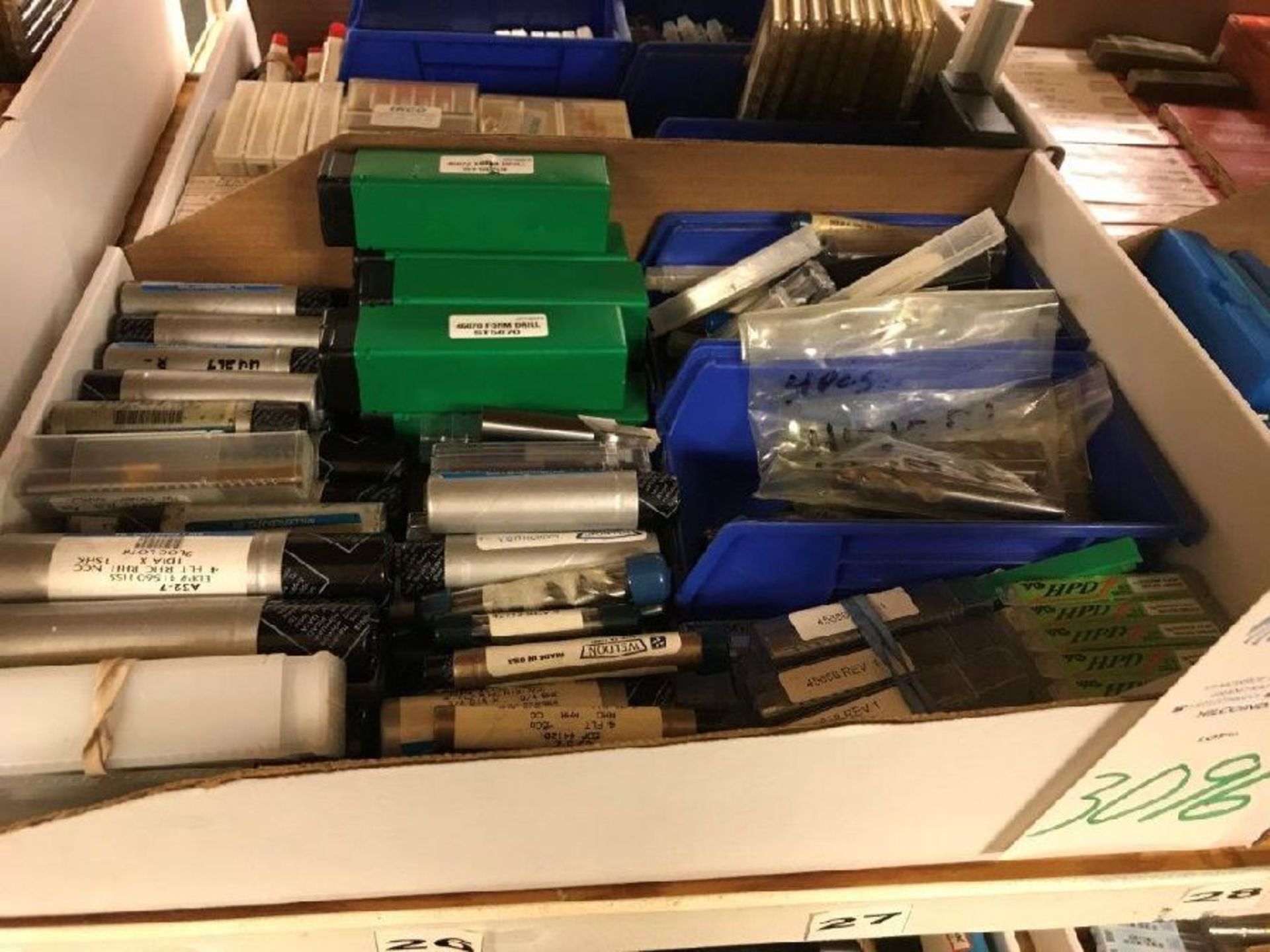 Assorted Drill & End Mill Tooling