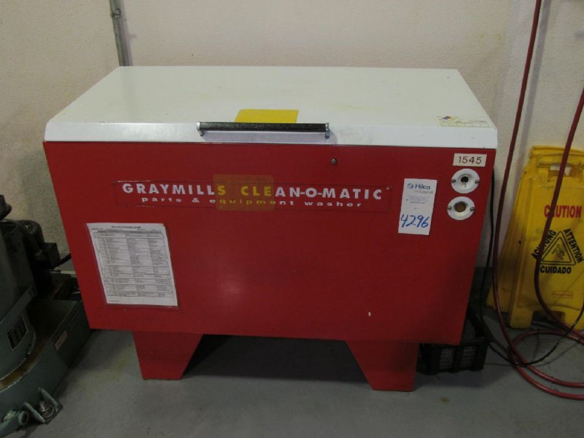 Graymills Model Clean-O -Matic Parts Washer