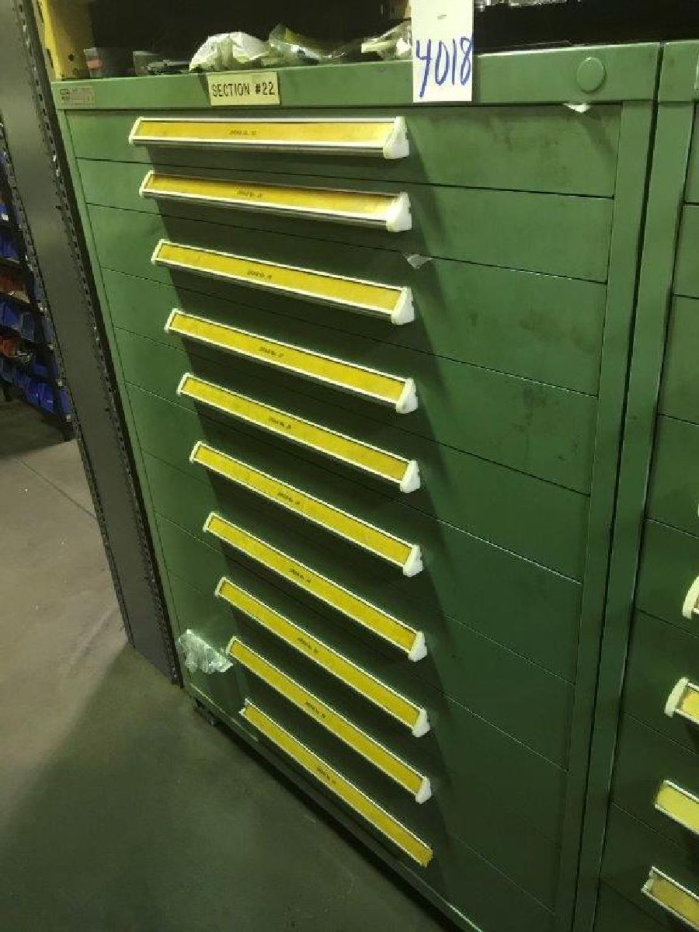 Stanley Vidmar 10 Drawer Cabinet