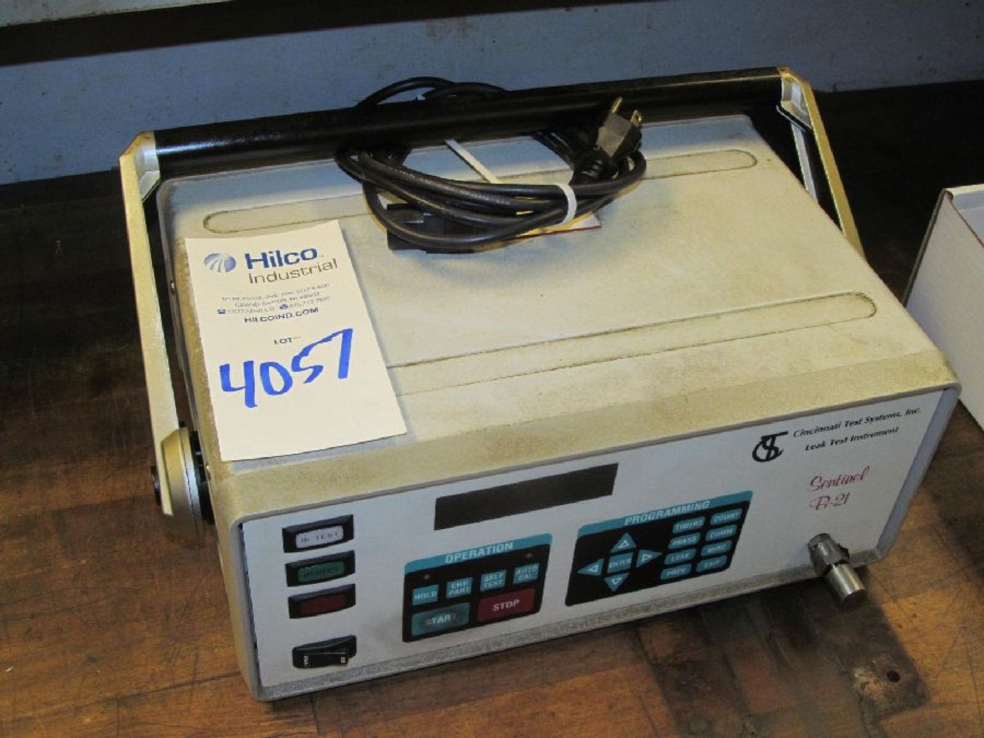 Cincinnati Test Systems Model B-21 Digital Leak Tester