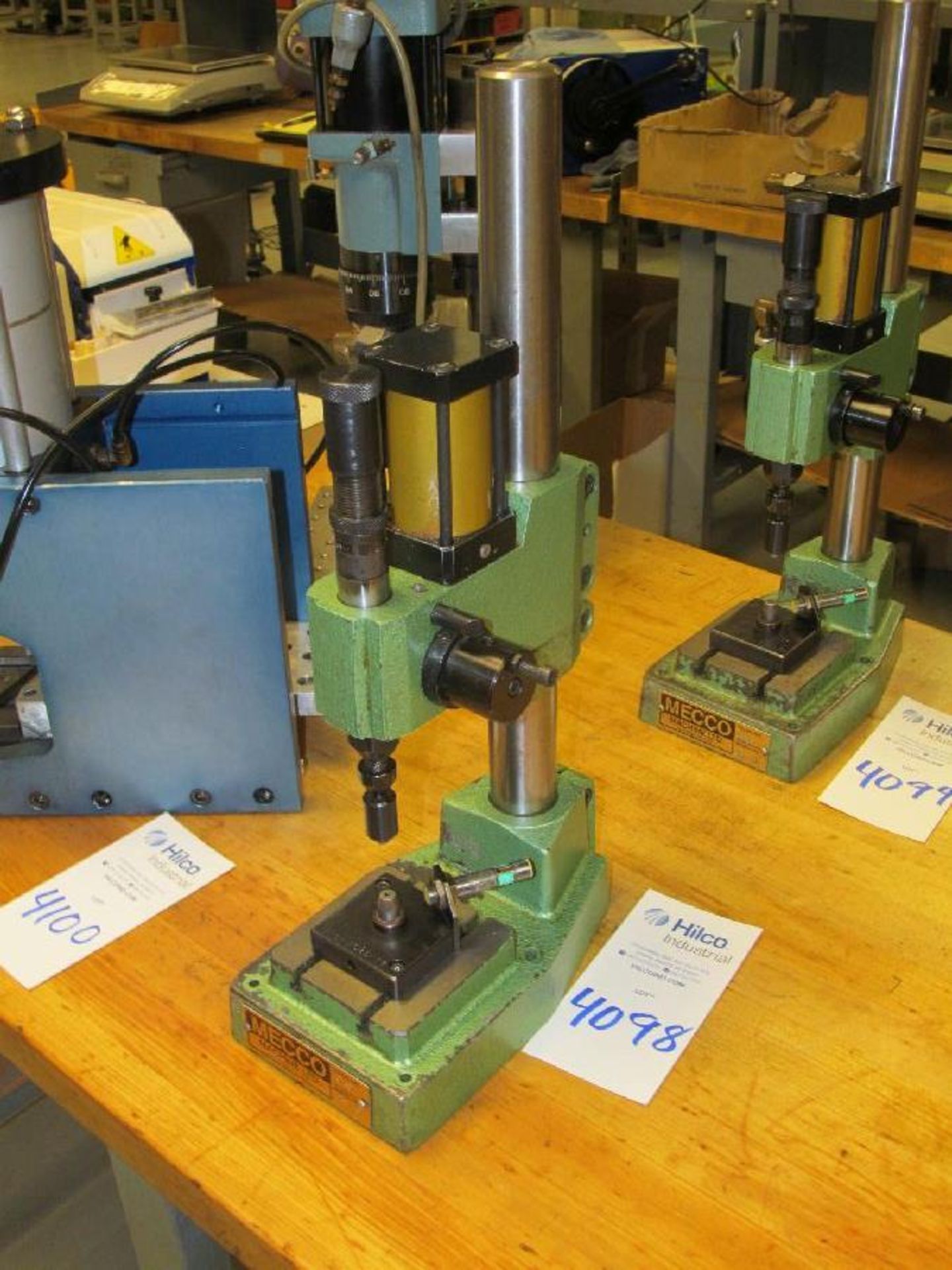 Mecco Model MC-19 Bench Top Air Actuated Press