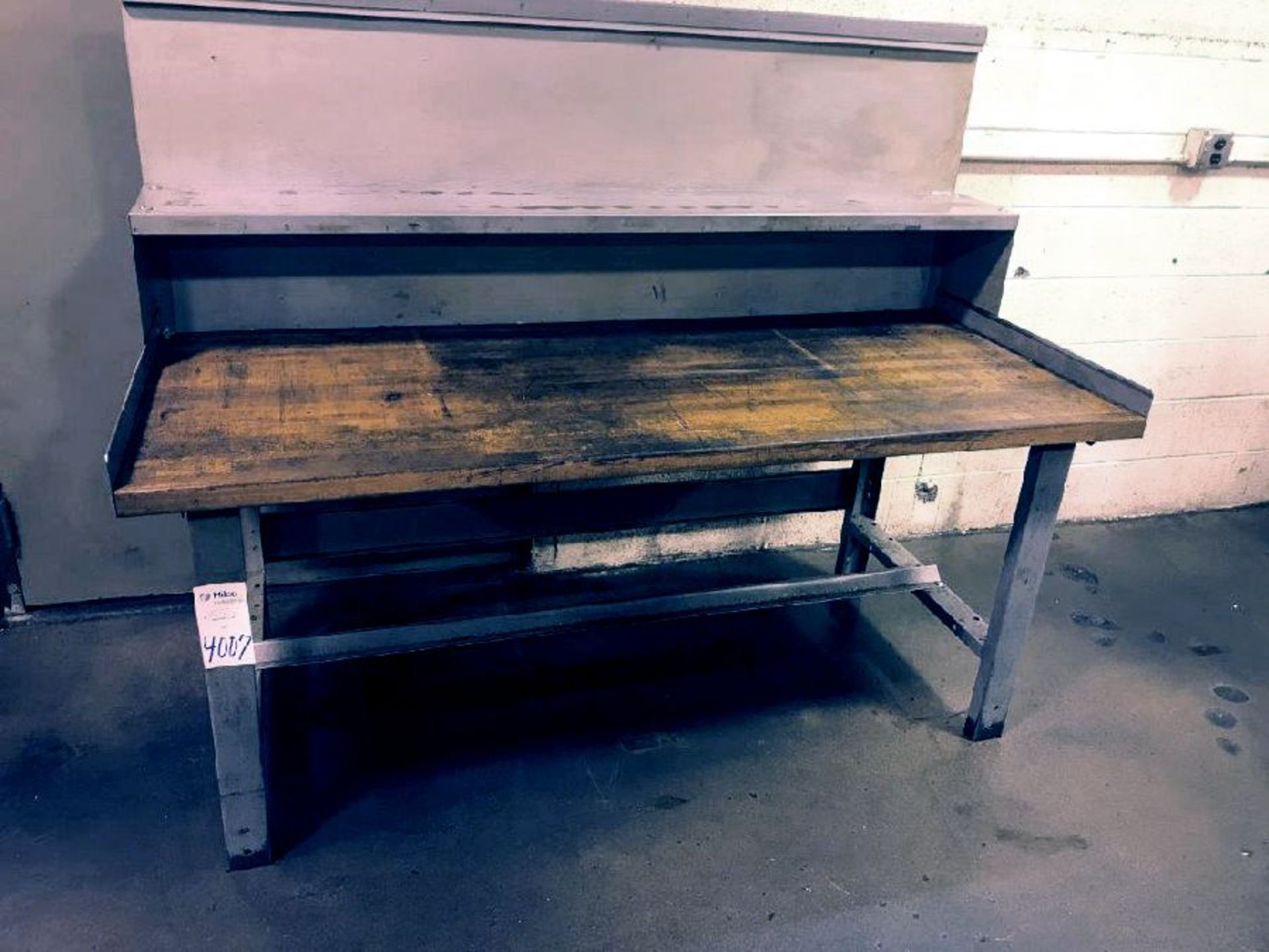 30" X 72" Wood Top Table