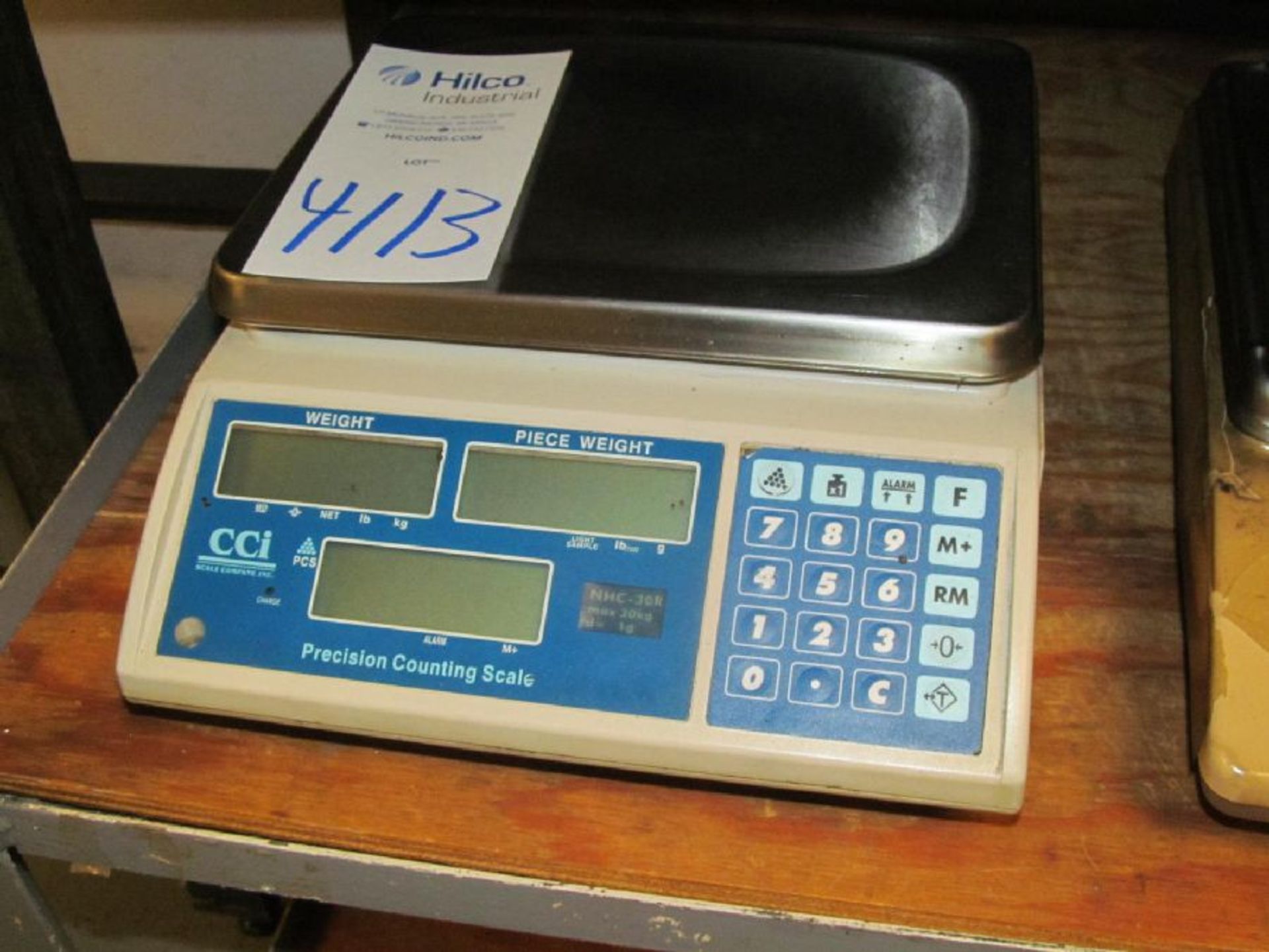 CCI Model NHC-30R 30 kg Cap., Digital Bench Top Scale