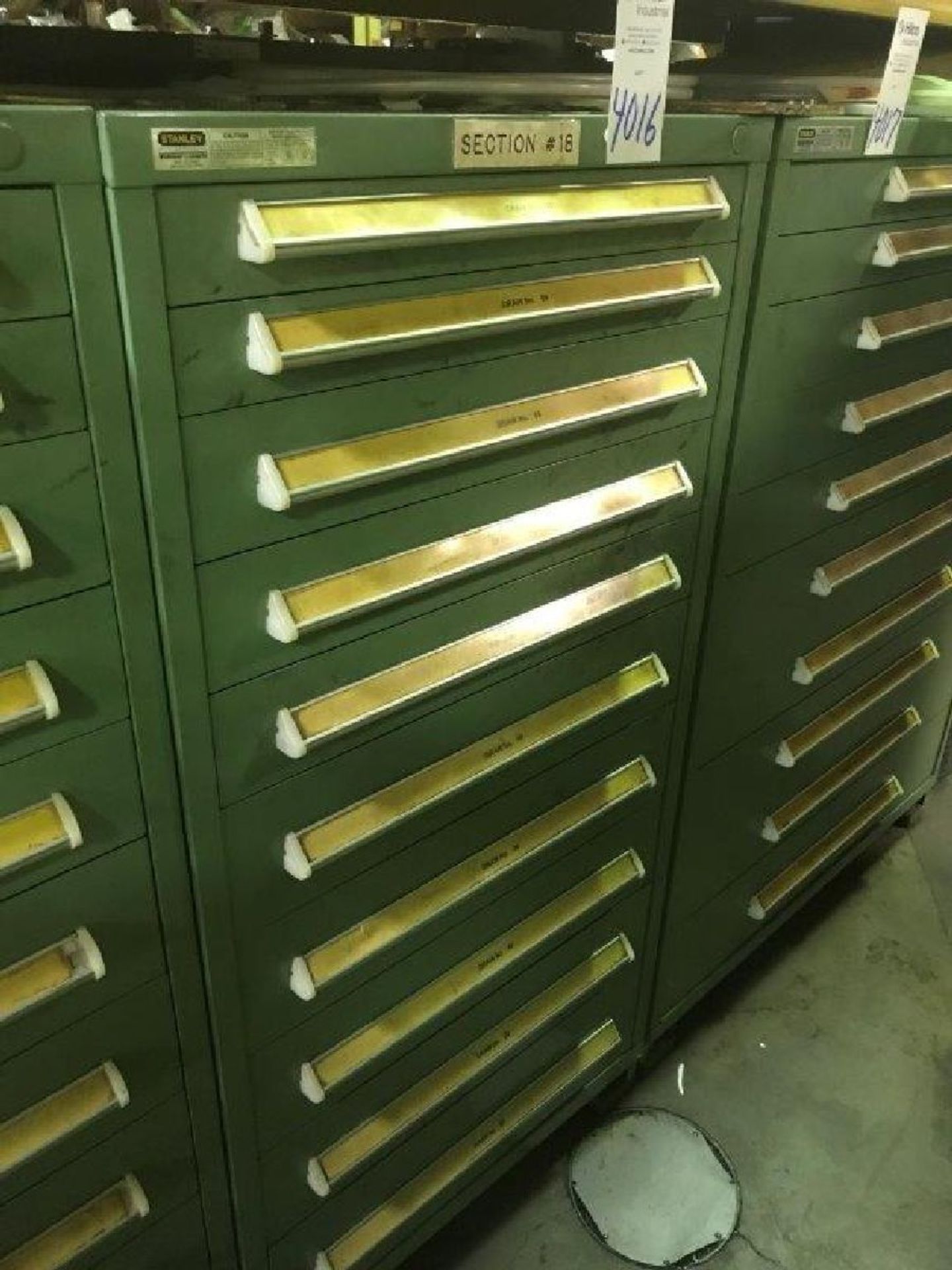 Stanley Vidmar 10 Drawer Cabinet