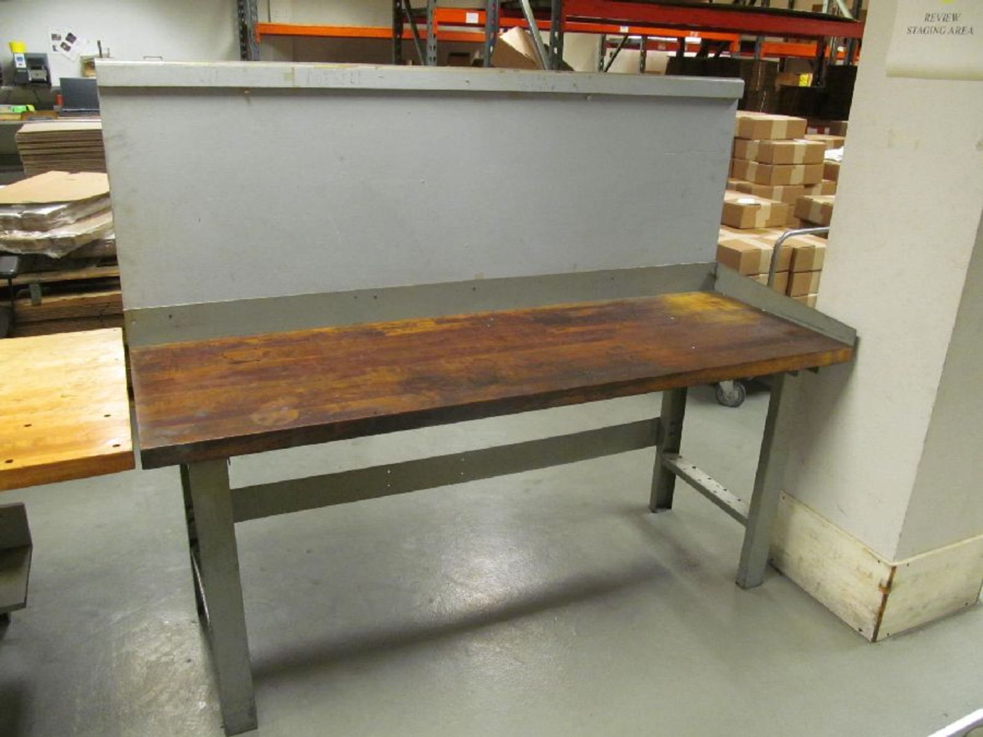 24" X 72" Wood Top Table