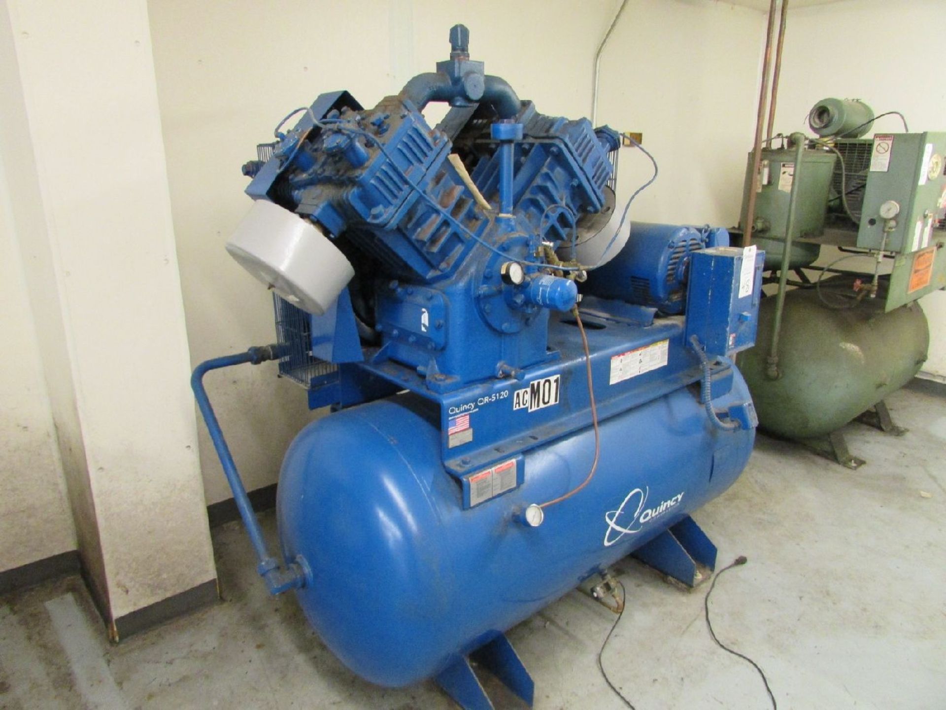 Quincy Model OR-5120 25hp Horizontal Tank Mounted Air Compressor - Image 2 of 6