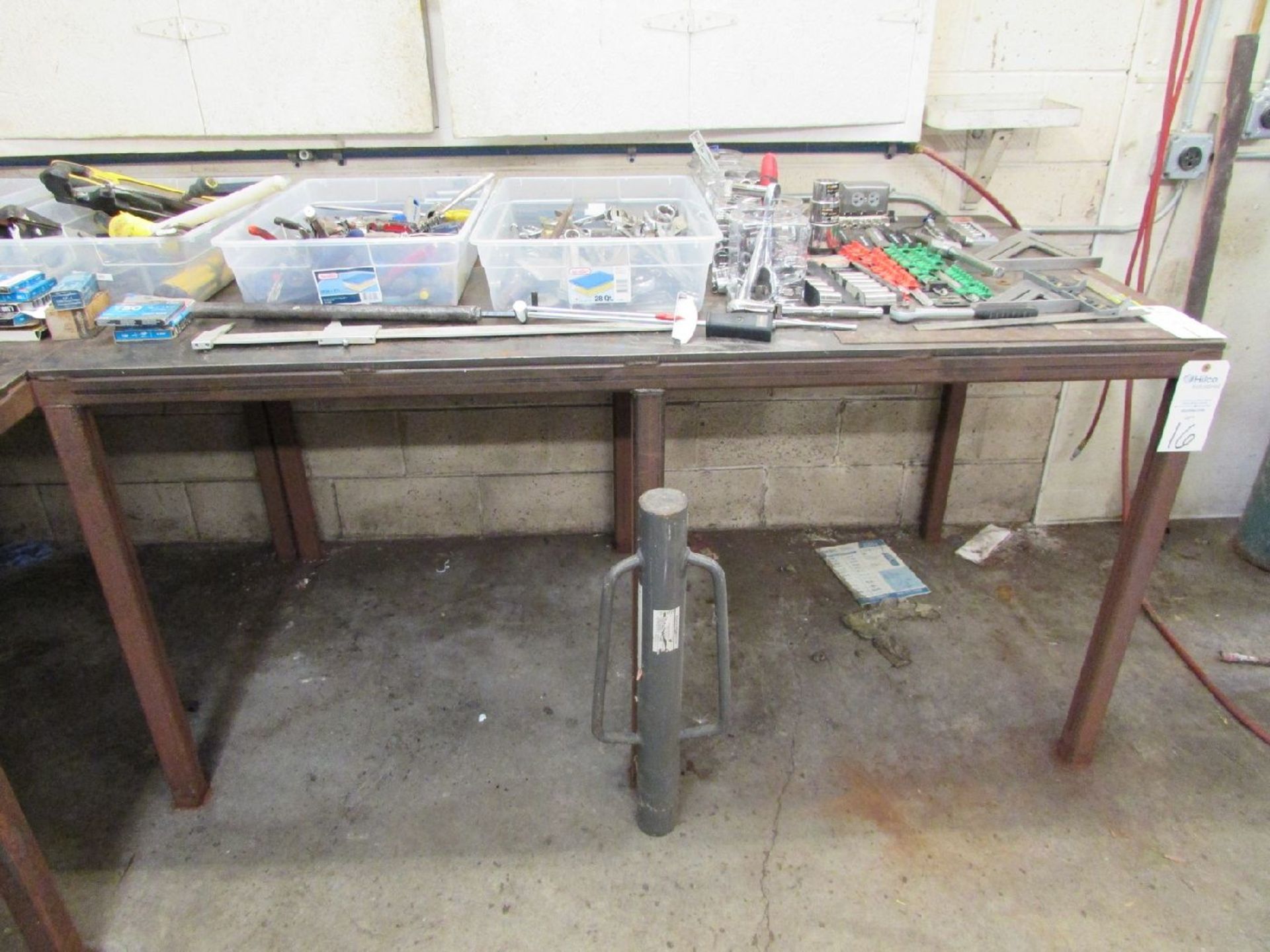 6'x3' Steel Top Work Table - Image 2 of 2