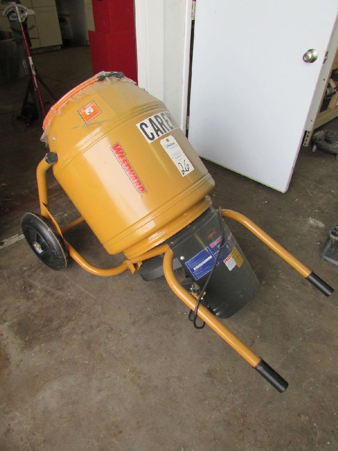 Westward Model 10N694 4-3/4 Cu.Ft. Wheelbarrow Mixer