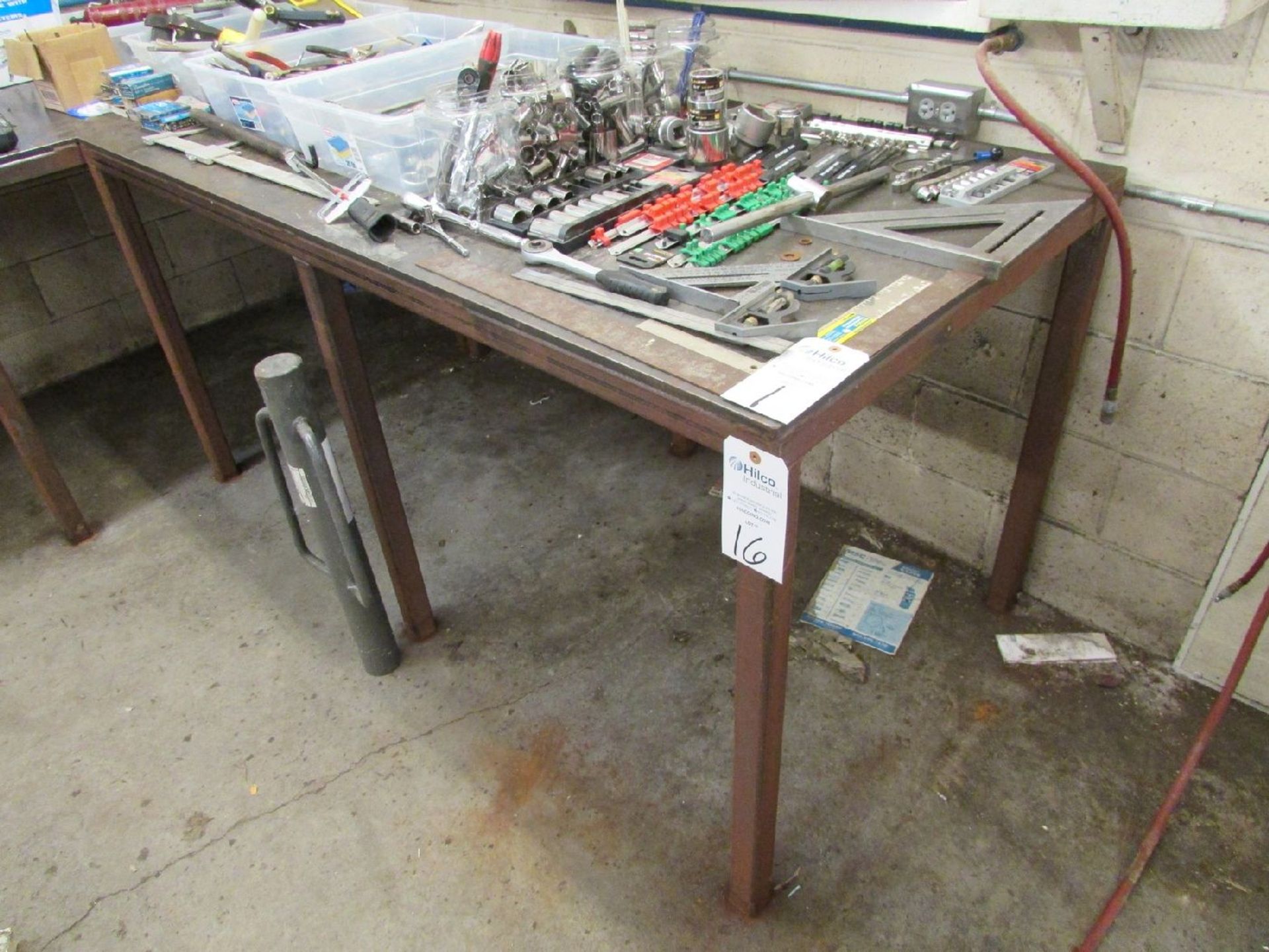 6'x3' Steel Top Work Table