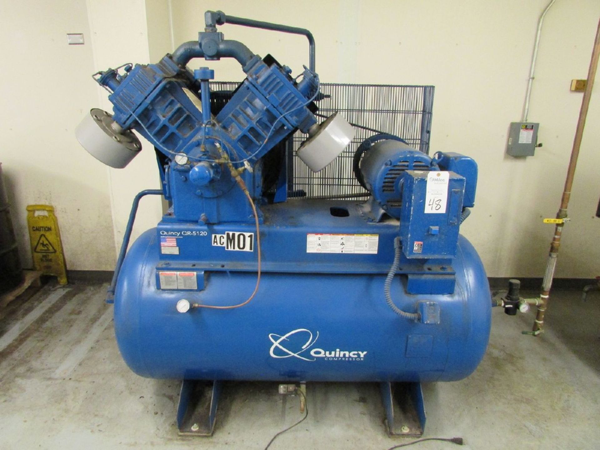 Quincy Model OR-5120 25hp Horizontal Tank Mounted Air Compressor