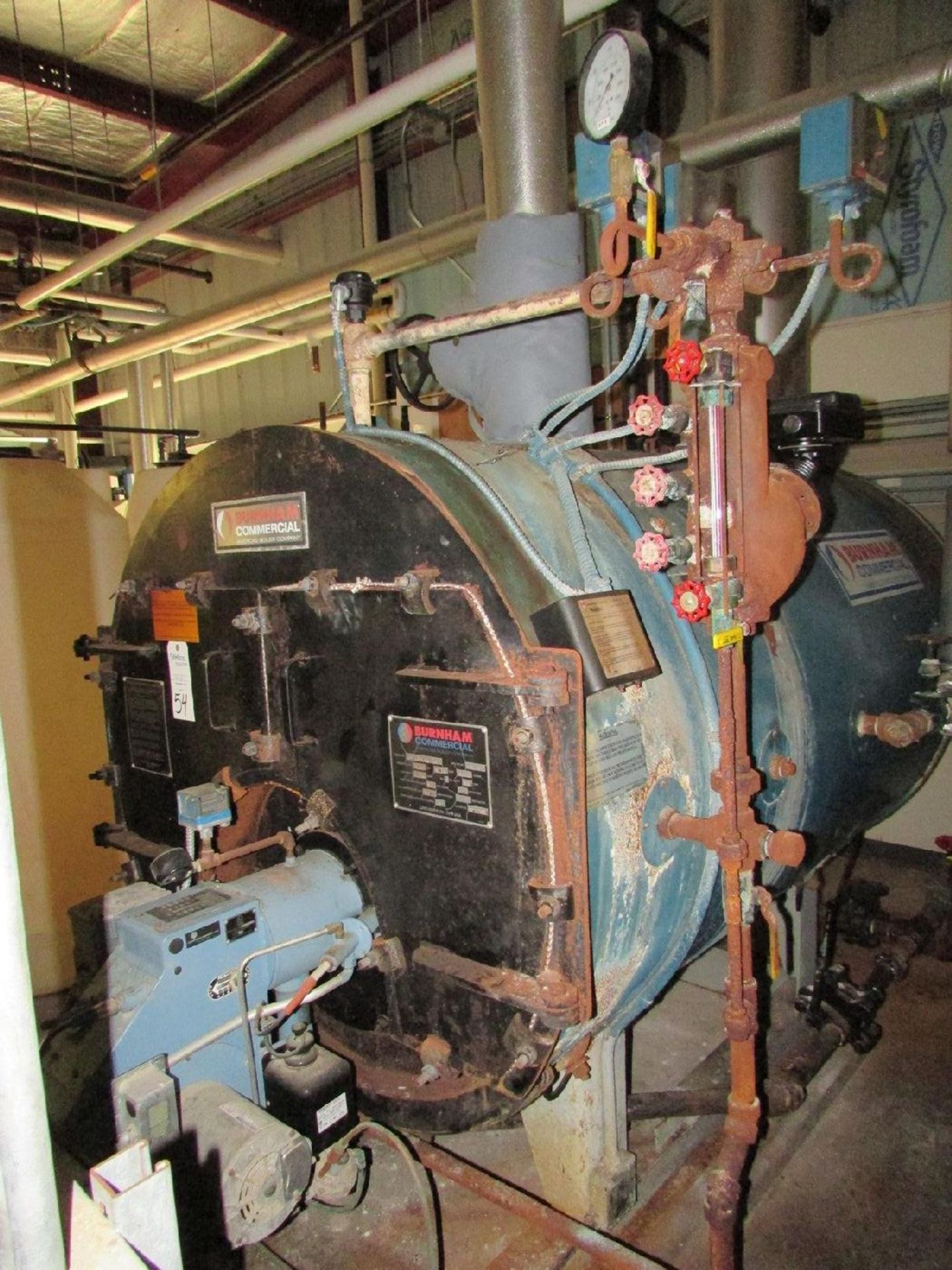 Burnham Model 3P-50-50-G-GP Boiler - Image 5 of 13