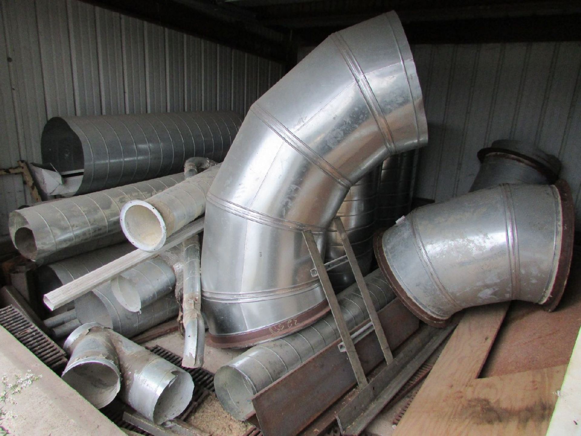 Large Ductwork in Outbuilding