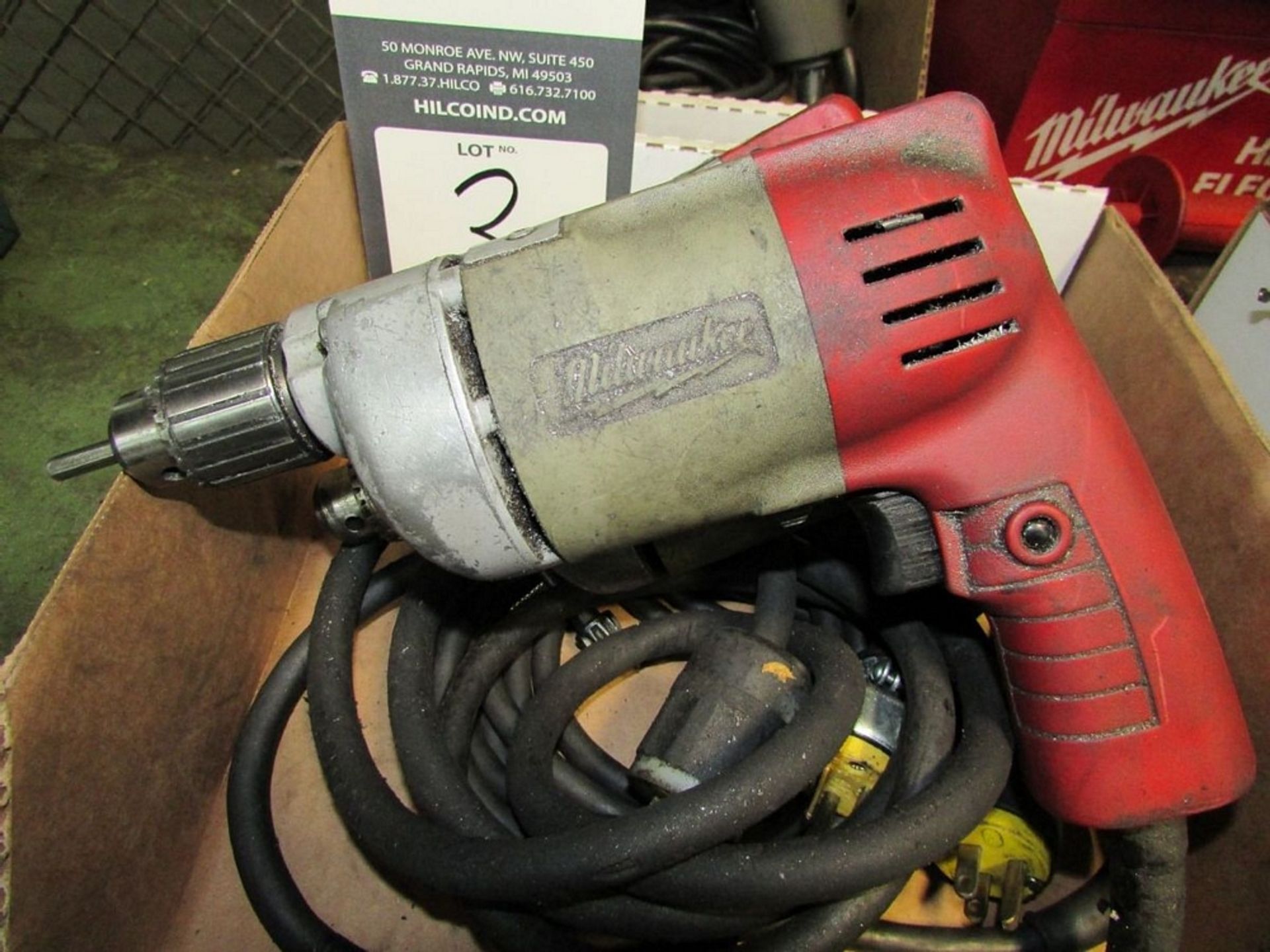 Milwaukee Portable Electric 3/8" Drills - Image 2 of 2