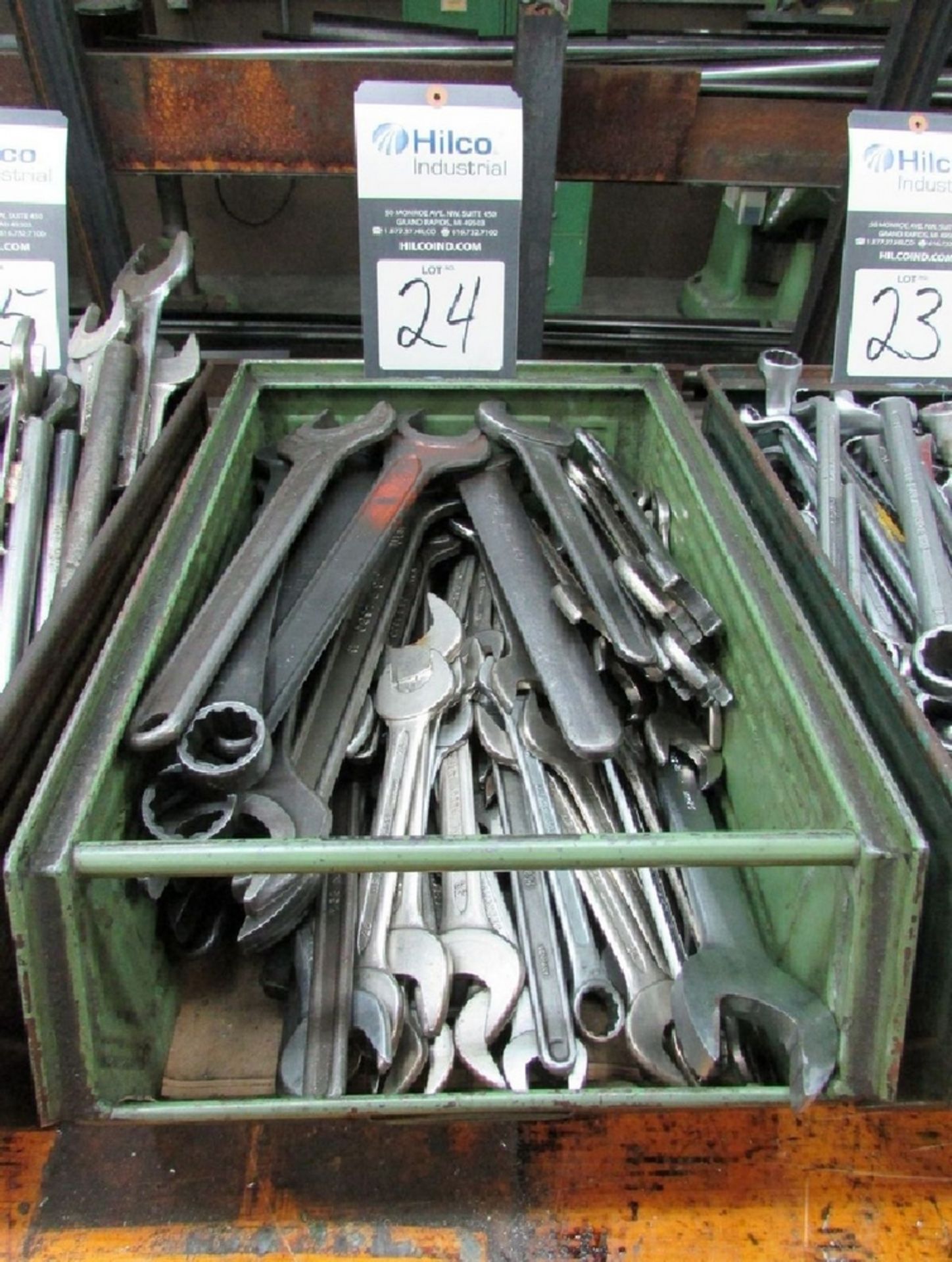 Assorted Metric and Inch Wrenches