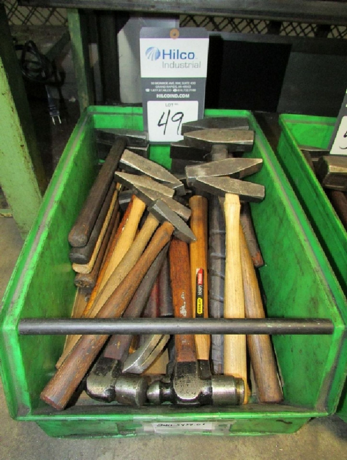 Assorted Machinist Cross and Ball Peen Hammers