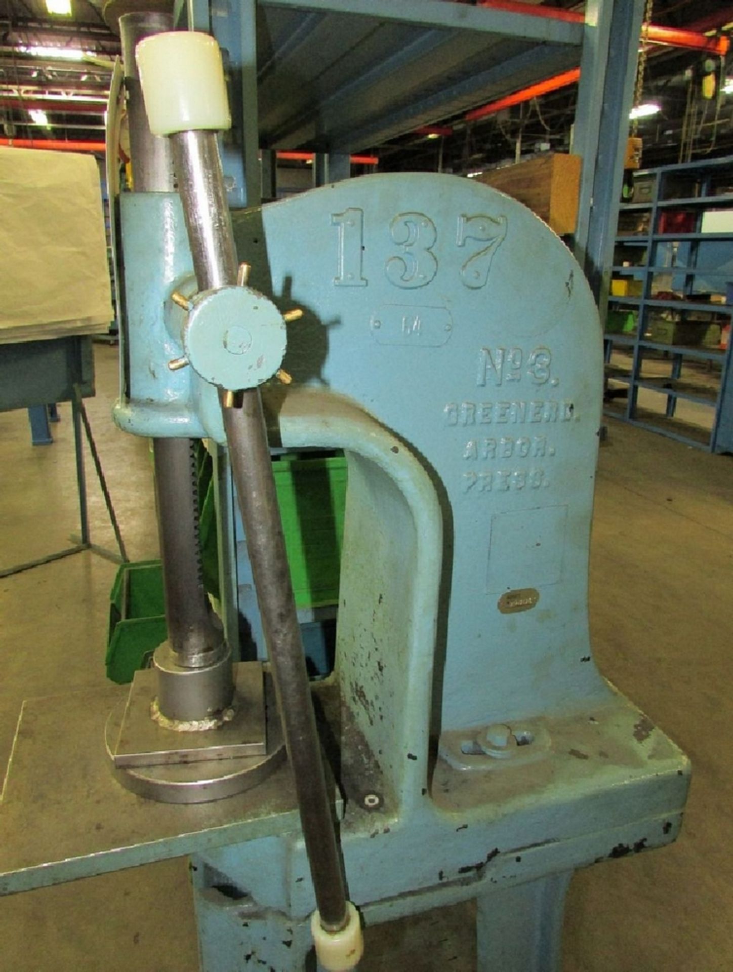 { Choice of lots 92A } Greenerd Model No. 3 Arbor Press, 53/4" Throat