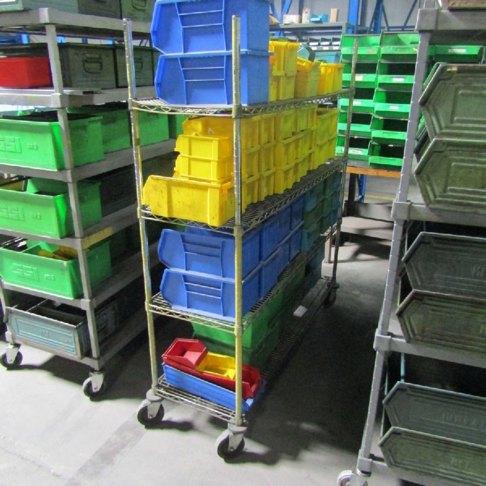 Lot of Assorted Plastic and Metal Bins - Image 7 of 12