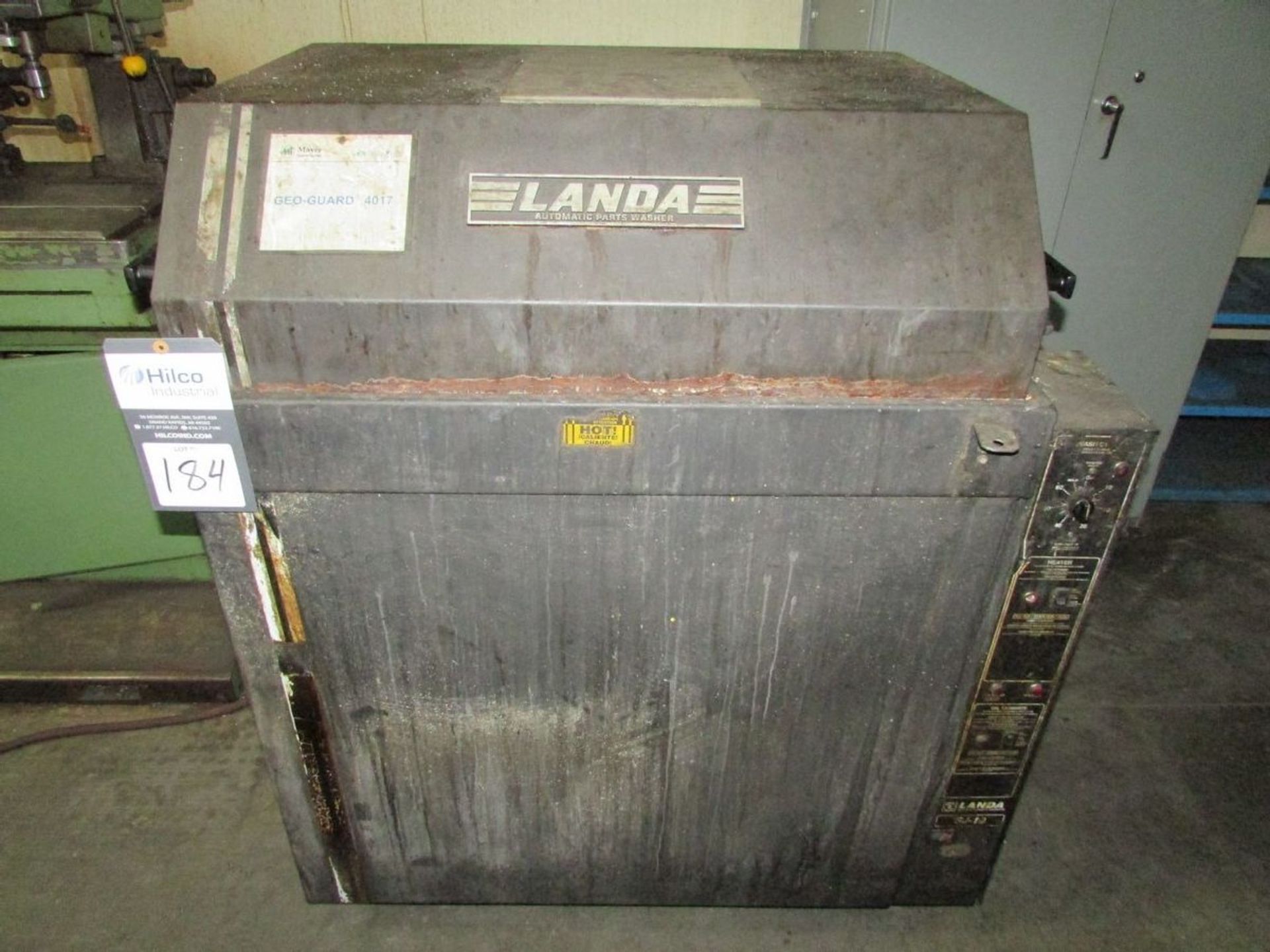 Landa Model SJ-10C Top Loading Hot Water Automatic Parts Washer
