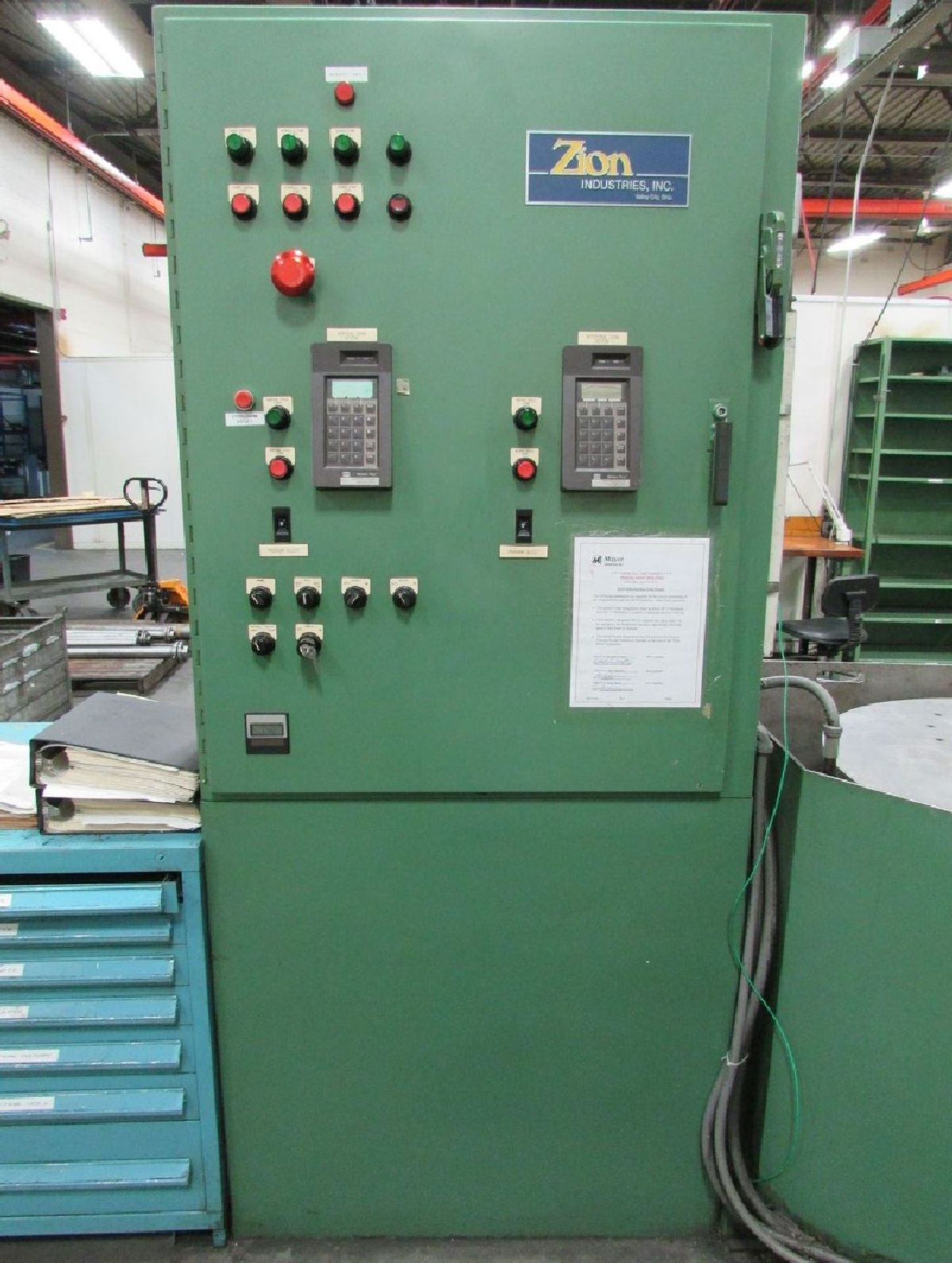 Zion Model TSL50-50 Induction Hardening Heat Treat Furnace - Image 9 of 27