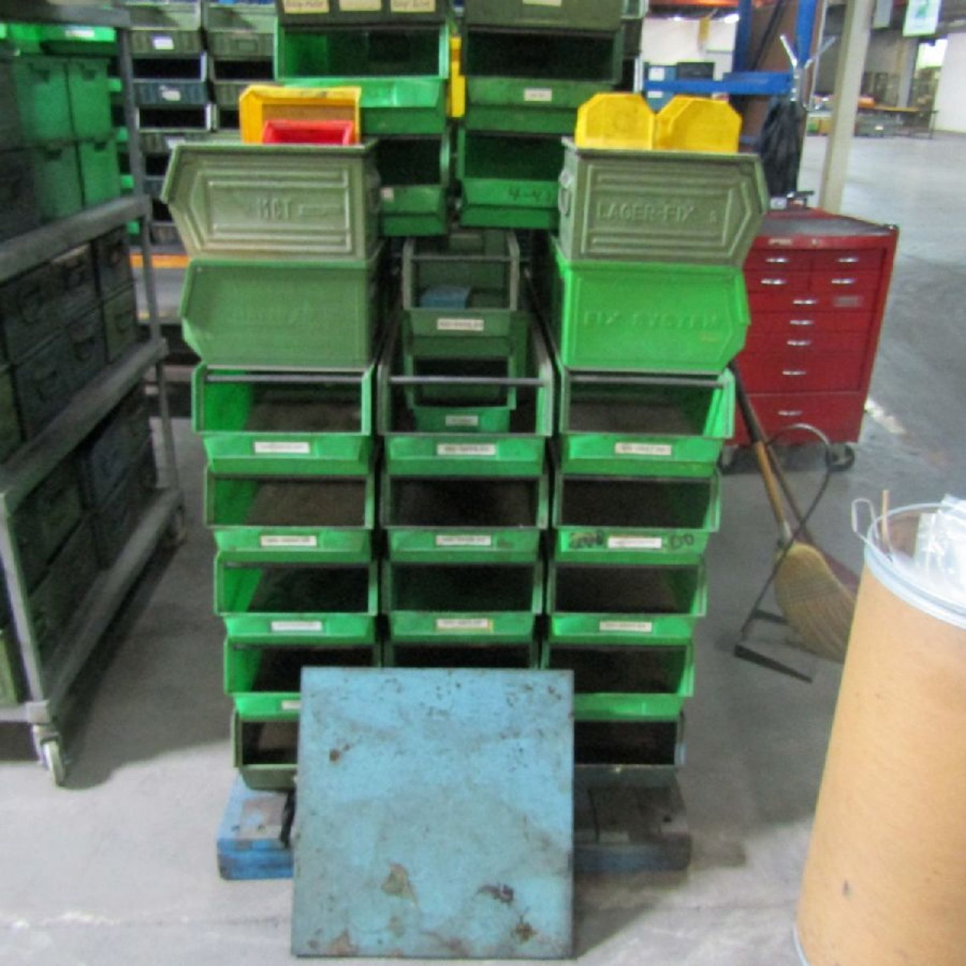 Lot of Assorted Plastic and Metal Bins - Image 2 of 12