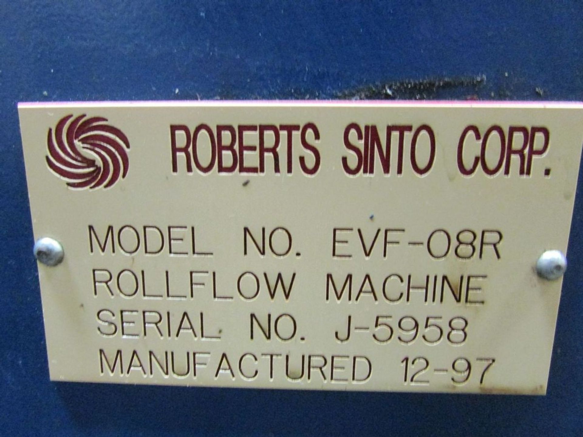 Roberts Sinto Model EVF-08R Roll-Flow Parts Finishing System - Image 14 of 14