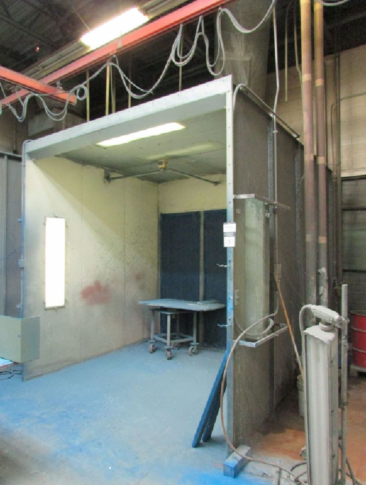 10' W x 12' D x 10' H Paint Booth