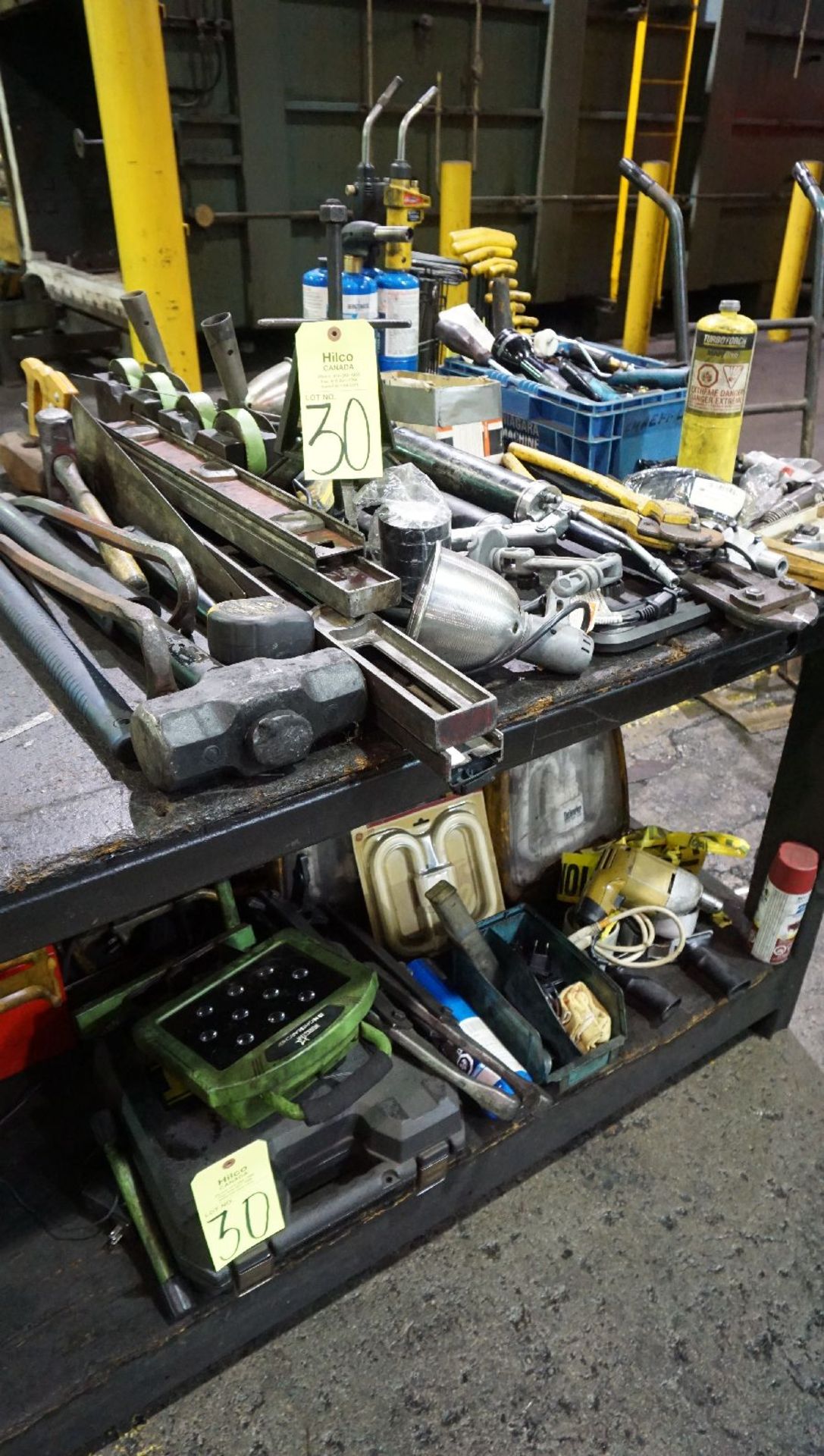 Asst Tool Box, Work Lights, Hand Tools