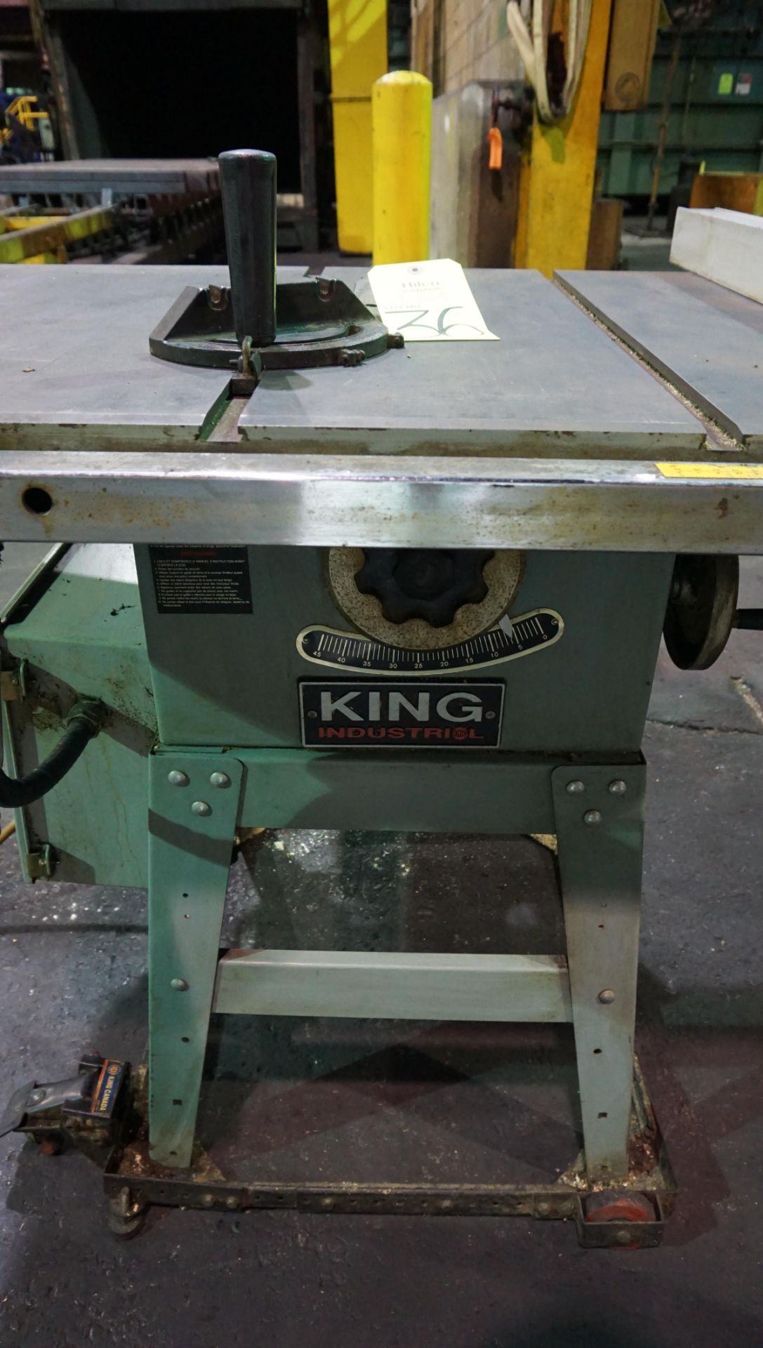 King 10" Table Saw, 120V Serial Number: 103039 - Image 2 of 2