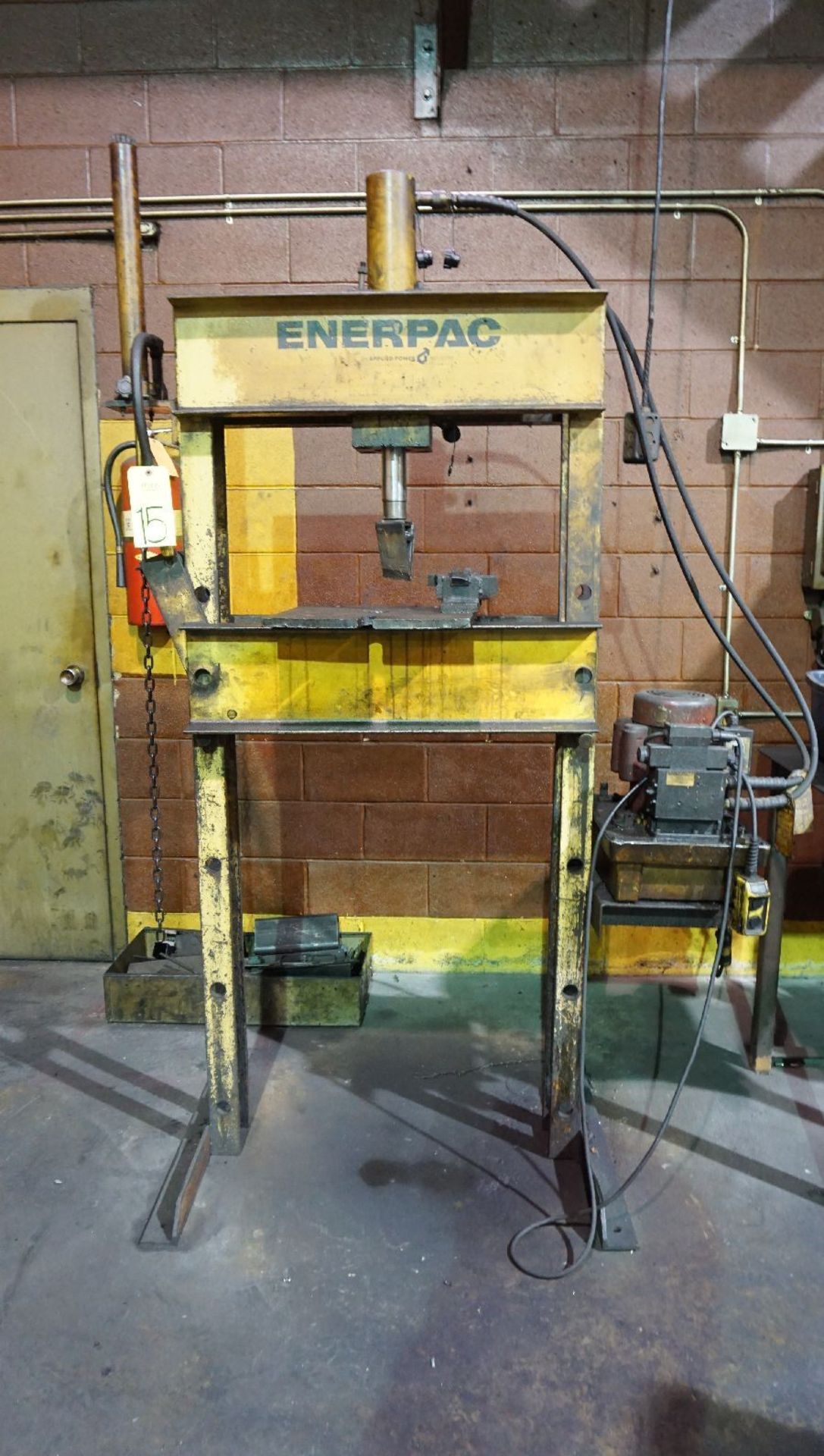 Enerpac Model 25 Ton Hydraulic Powered Shop Press