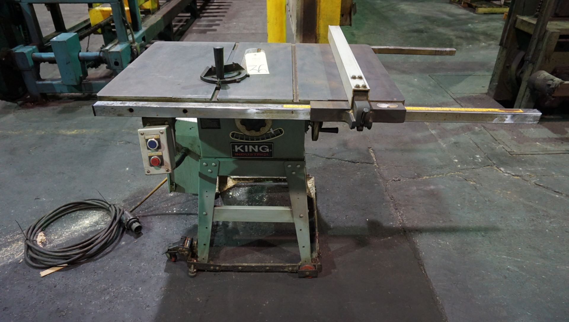 King 10" Table Saw, 120V Serial Number: 103039