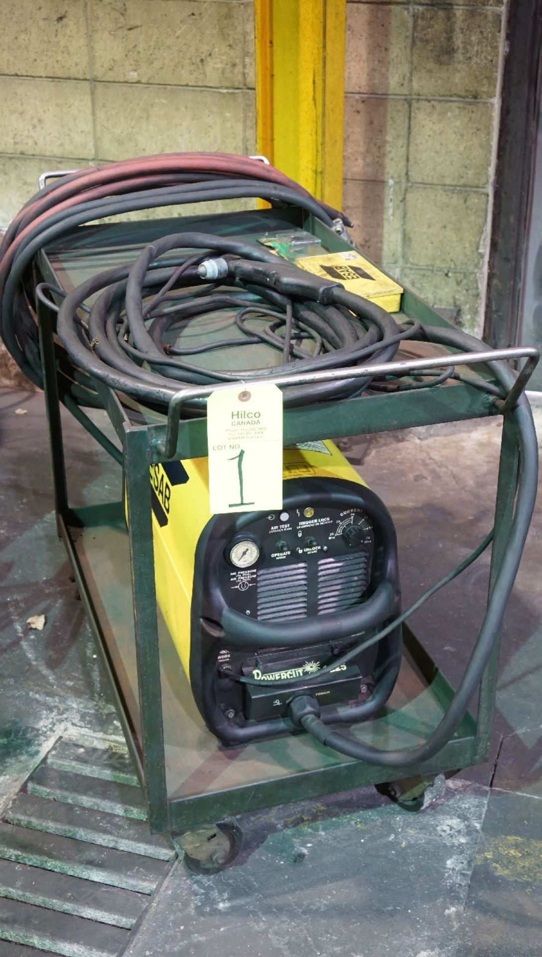 ESAB Model Power Cut 1125 Plasma Cutter