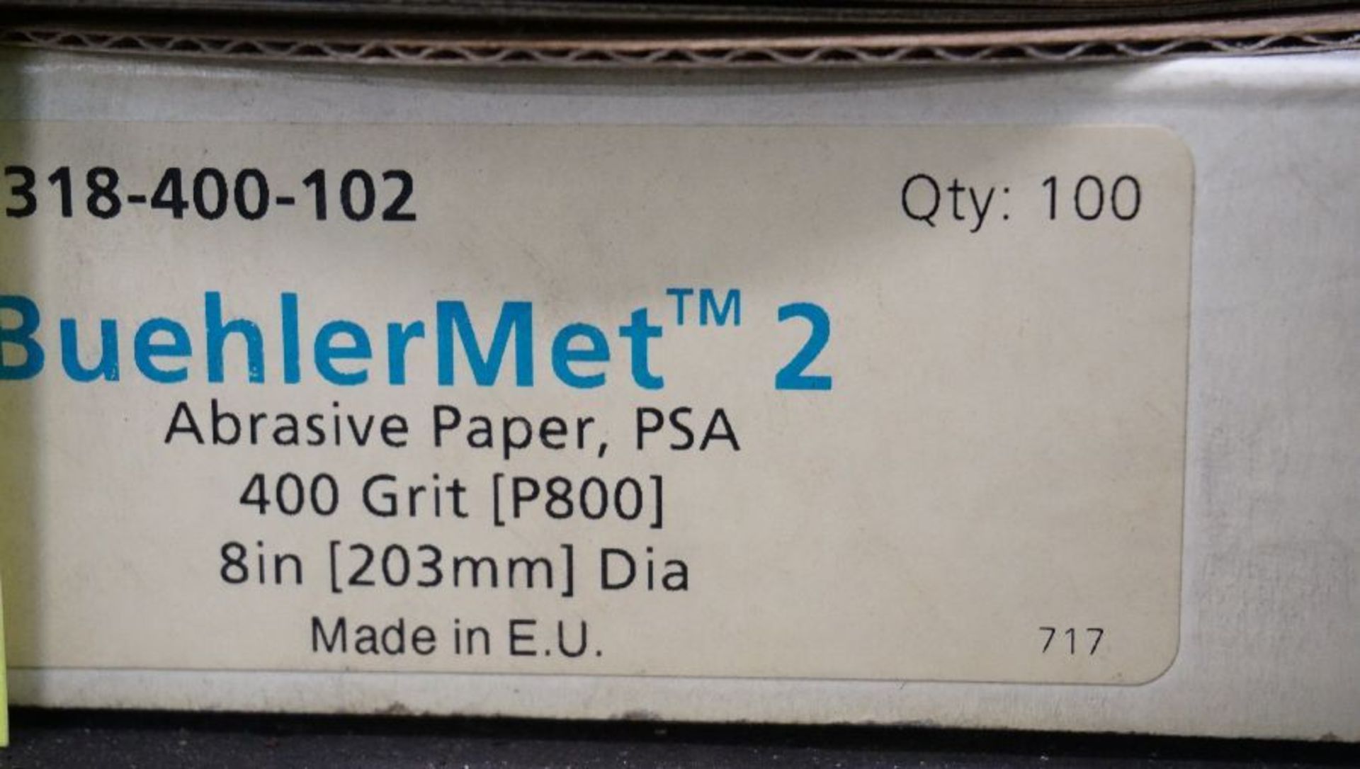 Metlab Abrasive Paper, Polishing Cloth, 8" - Image 4 of 4