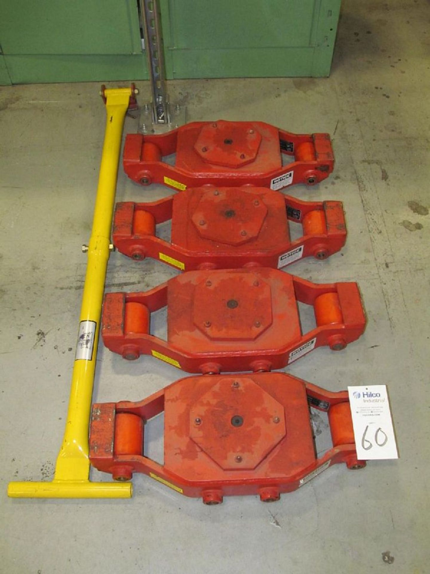 Hevi-Haul Model UMS-HD-50P 20 Ton Machinery Skates