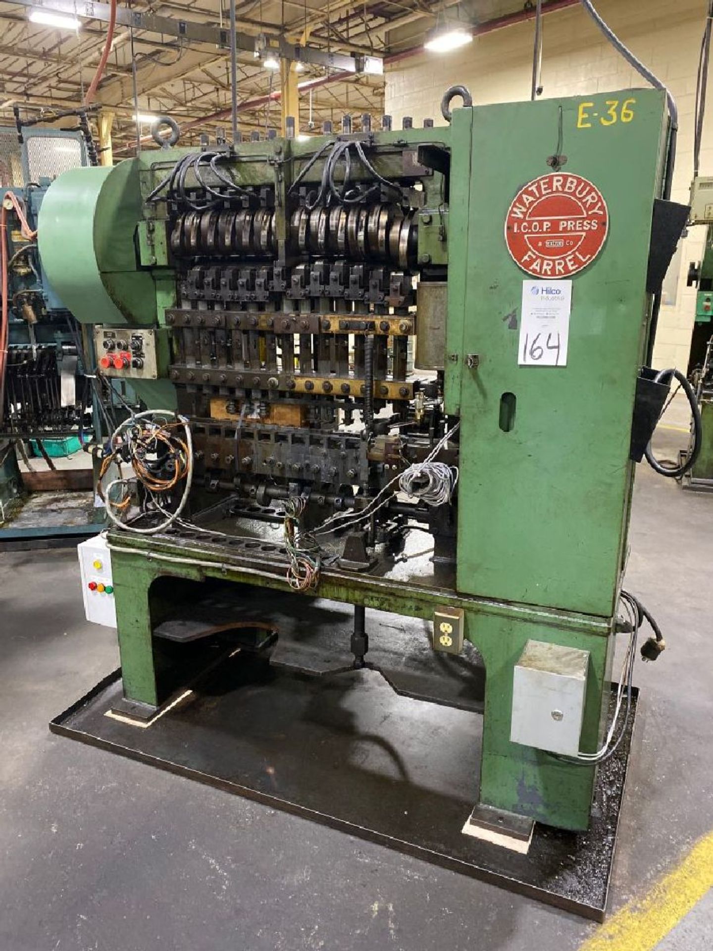 Waterbury-Farrel Model 1012+1 I.C.O.P. Eyelet Transfer Press