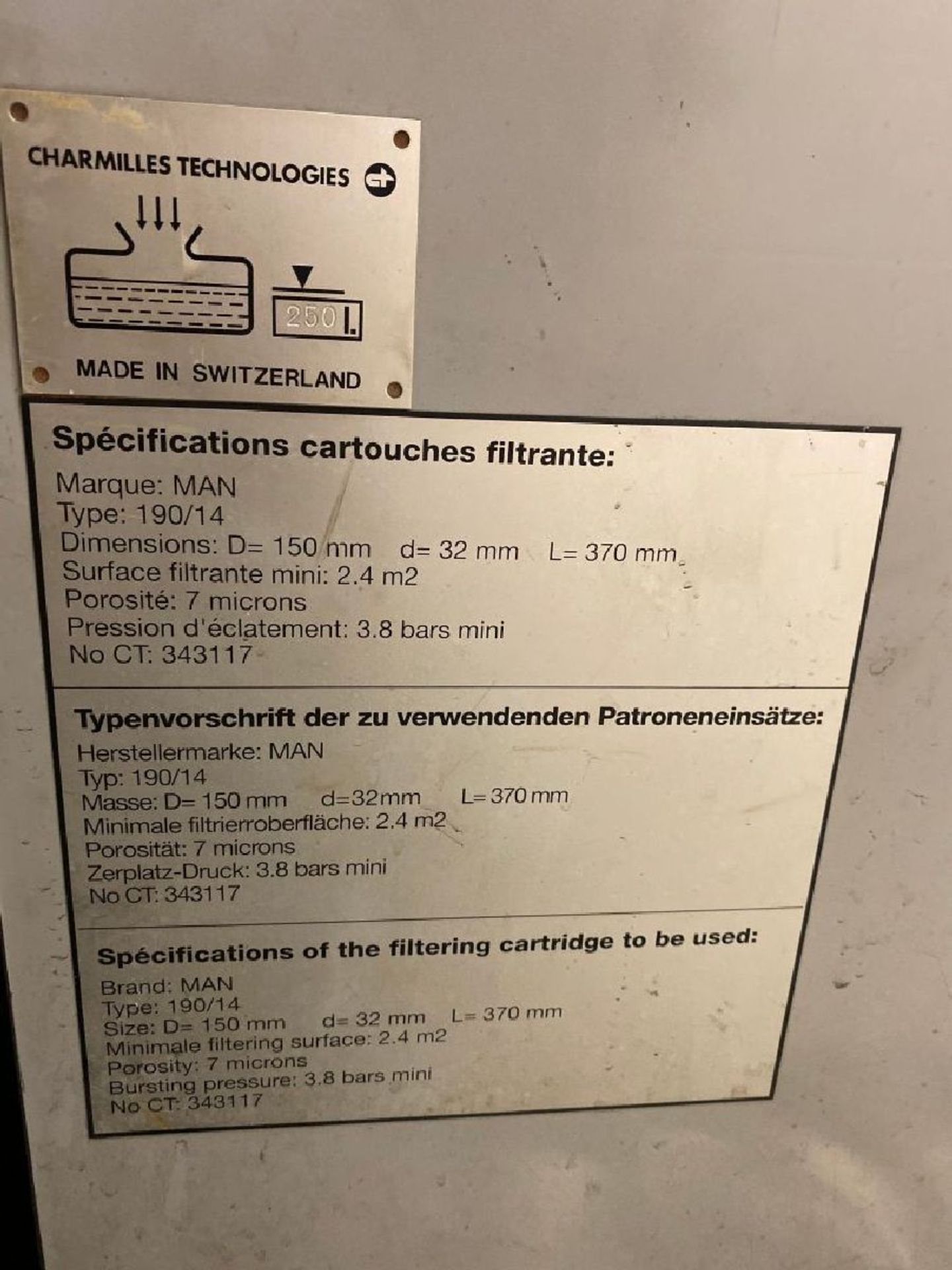 Charmilles Technologies Model ROBOFIL 310 CNC Wire Electrical Discharge Machine - Image 5 of 6