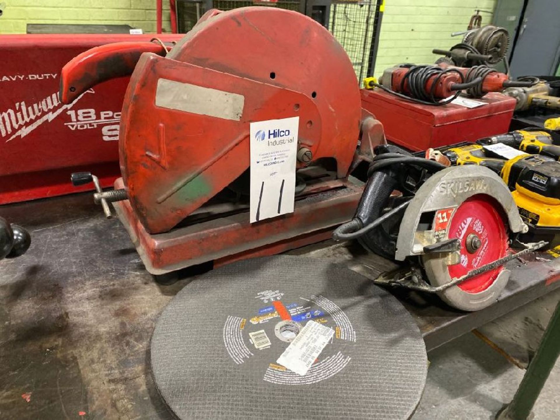 Lot of Milwaukee 14"" Abrasive Cut Off Saw