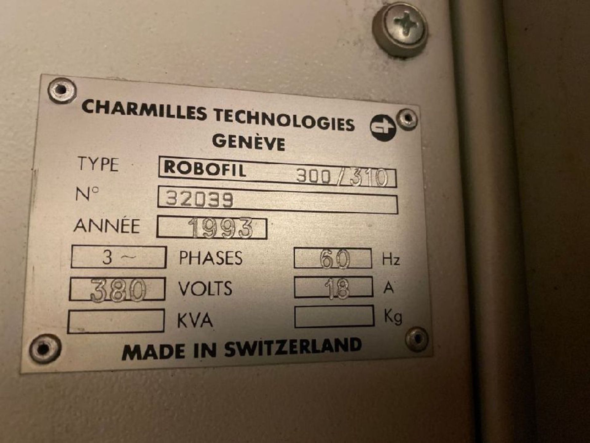 Charmilles Technologies Model ROBOFIL 310 CNC Wire Electrical Discharge Machine - Image 6 of 6