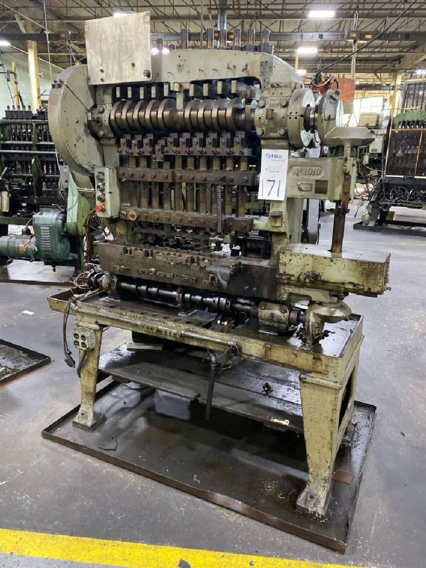 Waterbury-Farrel Model 1010 Eyelet Transfer Press