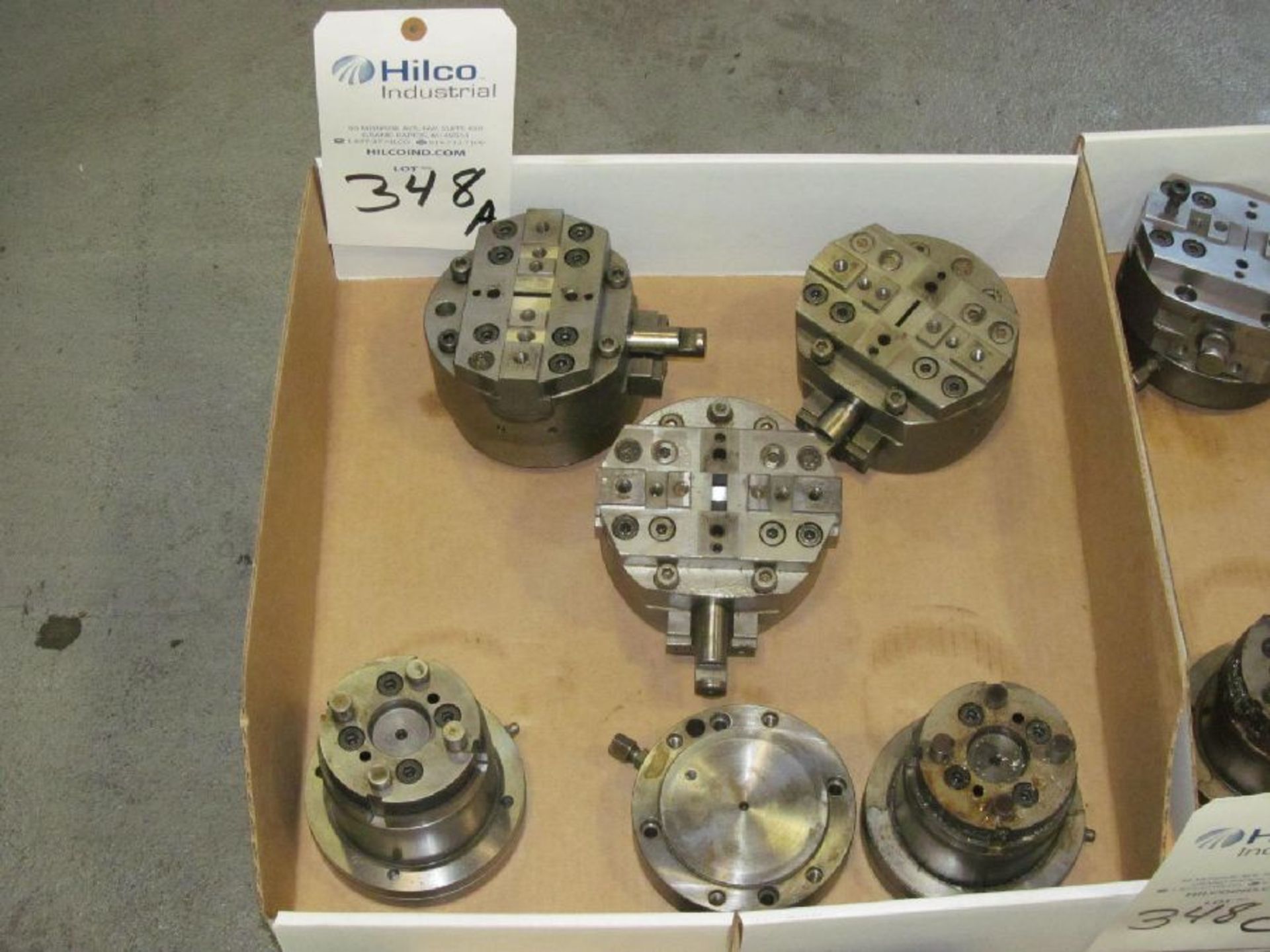 Assorted Mikron Parts & Rotating Chucks - Image 2 of 10