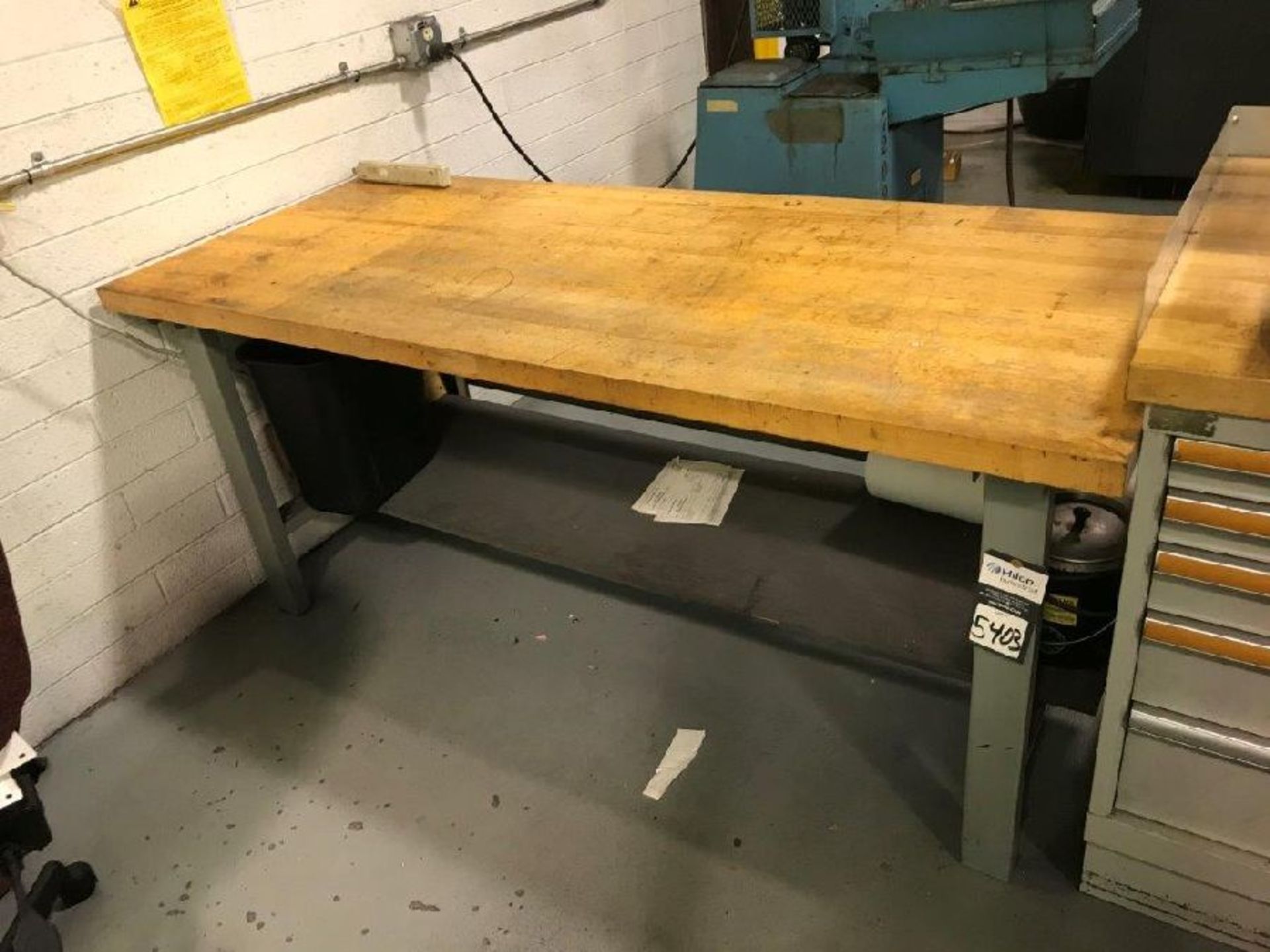 30" X 72" Wood Top Table