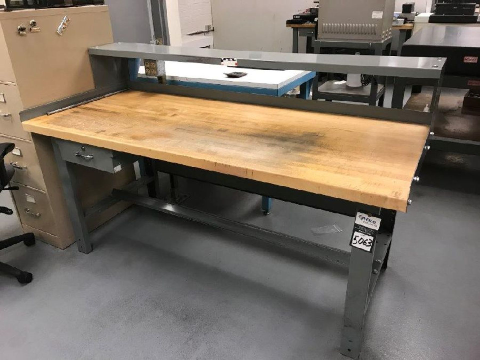 30" X 72" Wood Top Table